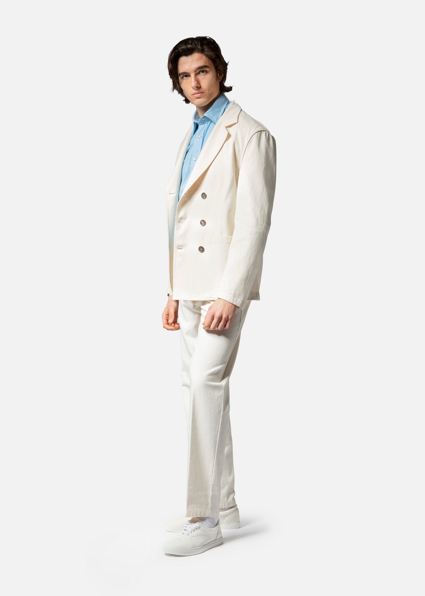 Aariosto Western Shirt Lightblue