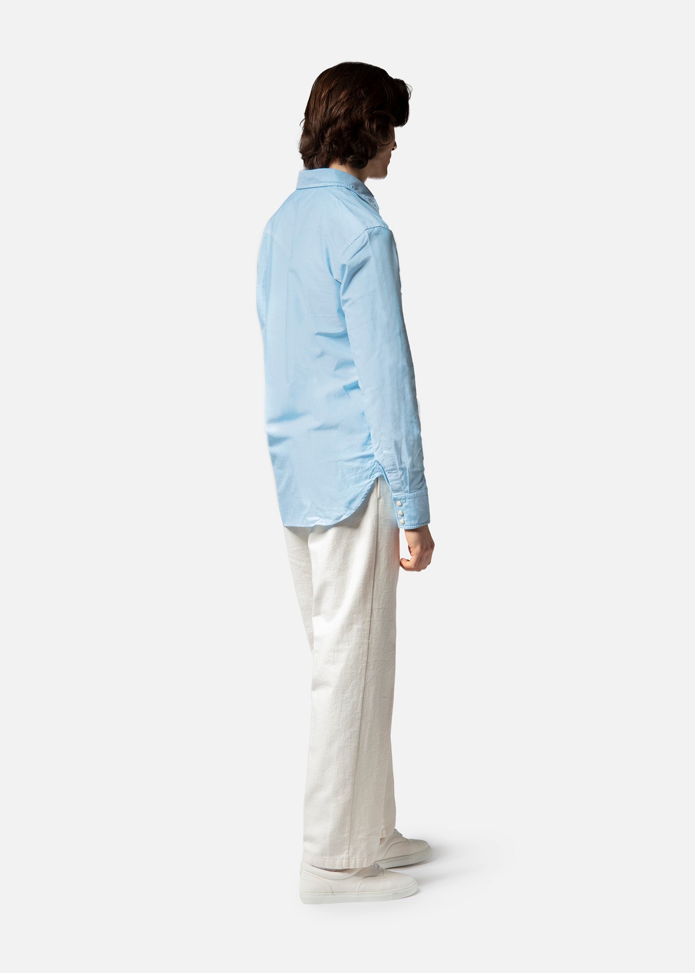 Aariosto Western Shirt Lightblue