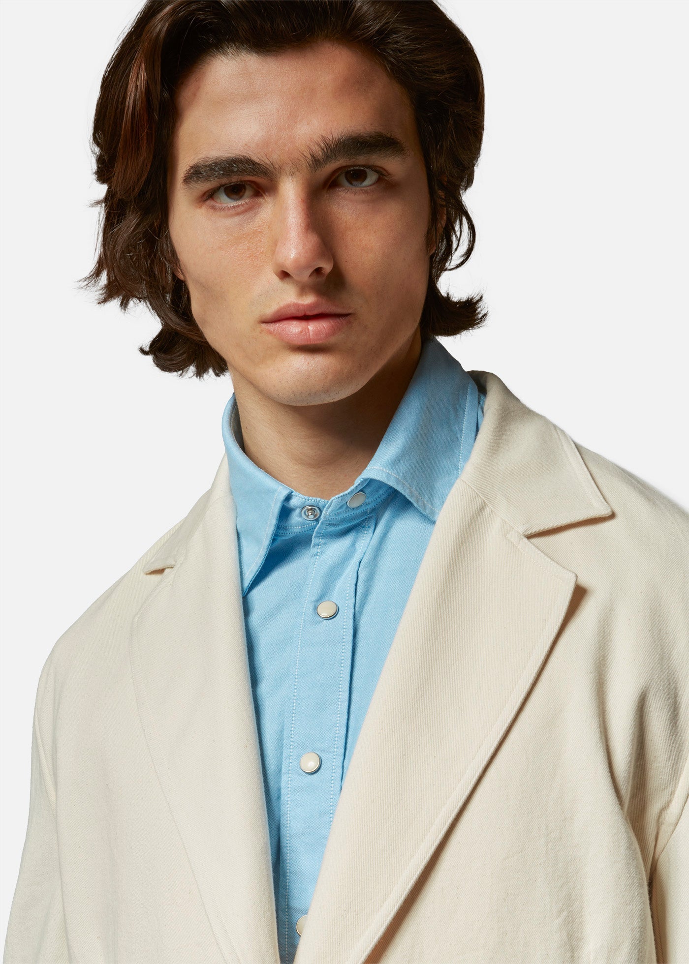 Aariosto Western Shirt Lightblue