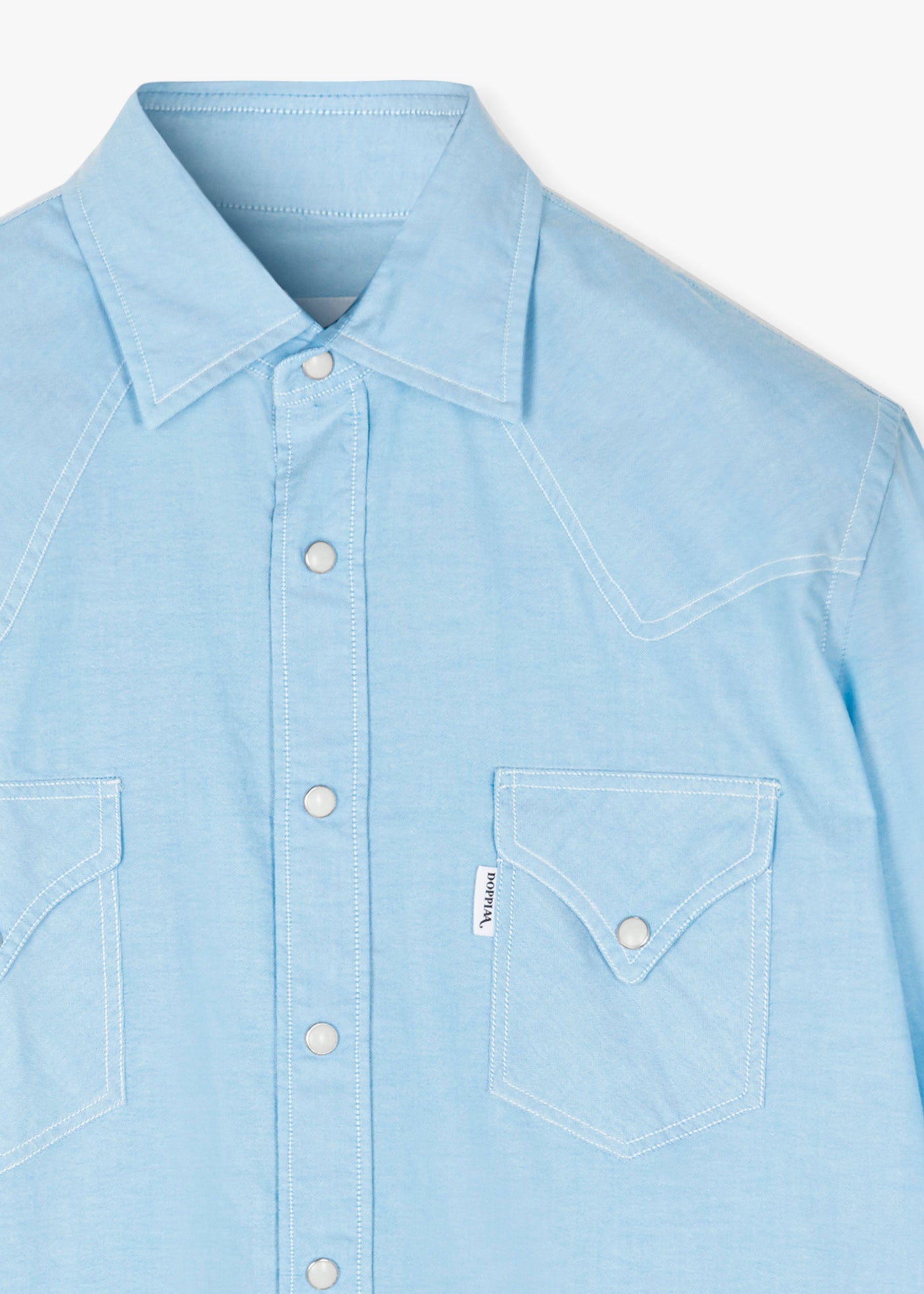Aariosto Western Shirt Lightblue