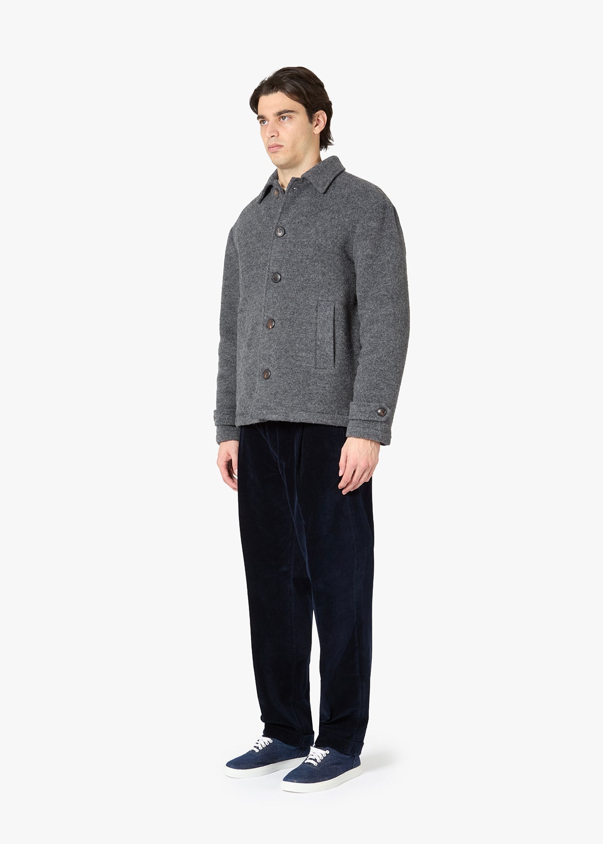 Aarneis Padded Jacket Grey Coats &
