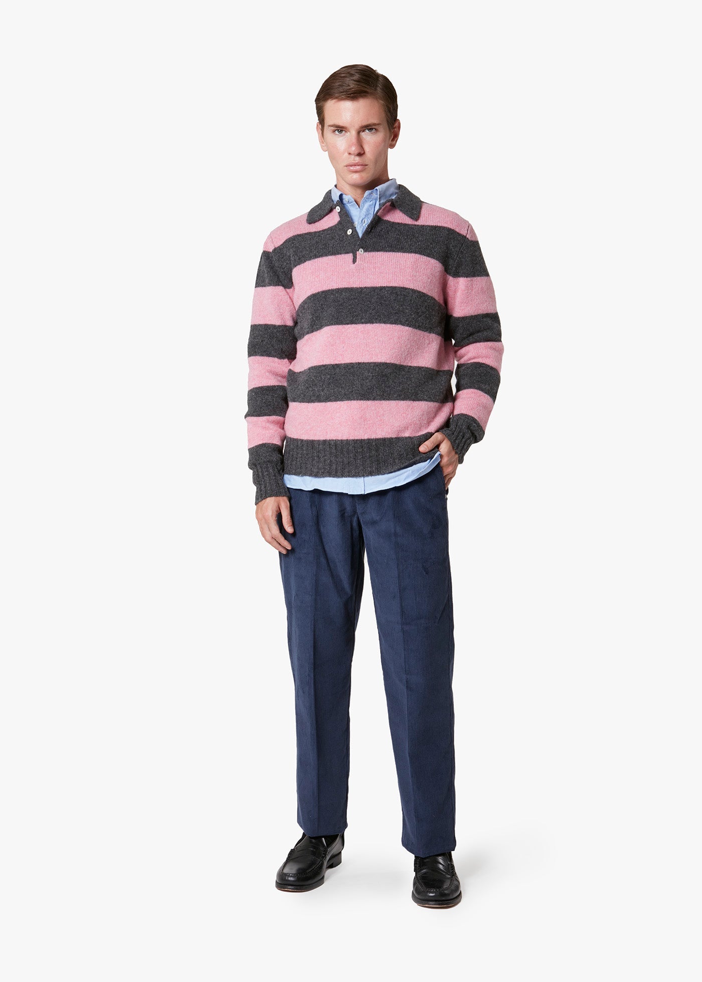 Aarsenal Shetland Poloshirt Pink Sweatshirts & Poloshirts