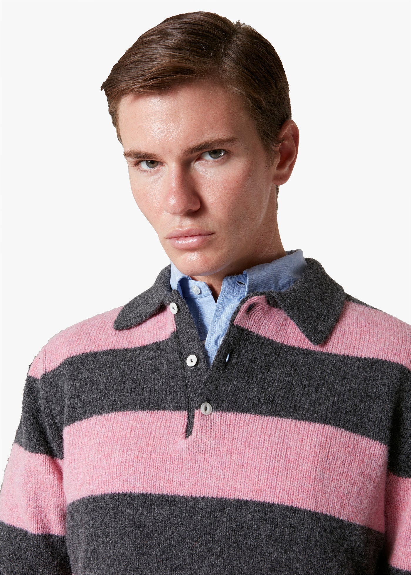 Aarsenal Shetland Poloshirt Pink Sweatshirts & Poloshirts