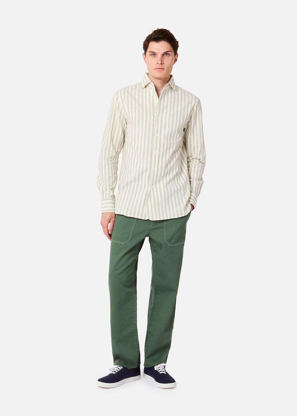 Aartemas Cotton Fatigue Trousers (copia) Green