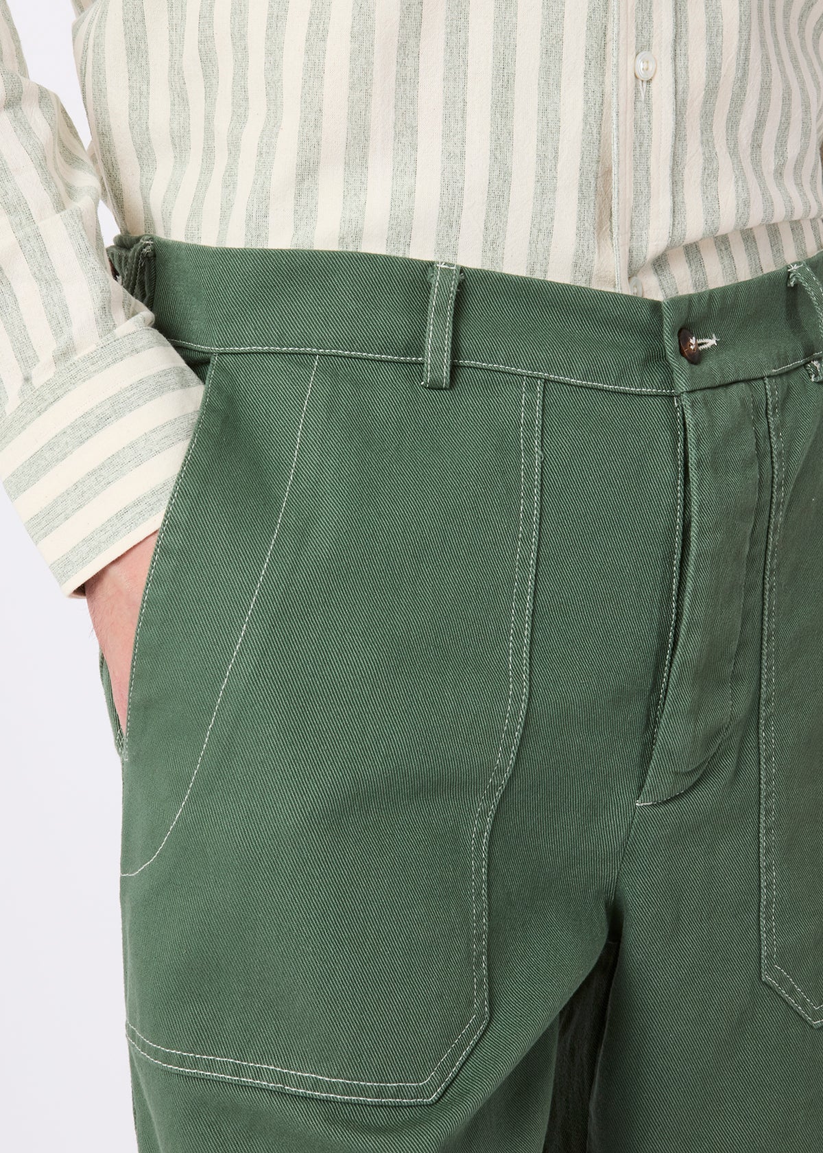 Aartemas Cotton Fatigue Trousers (copia) Green