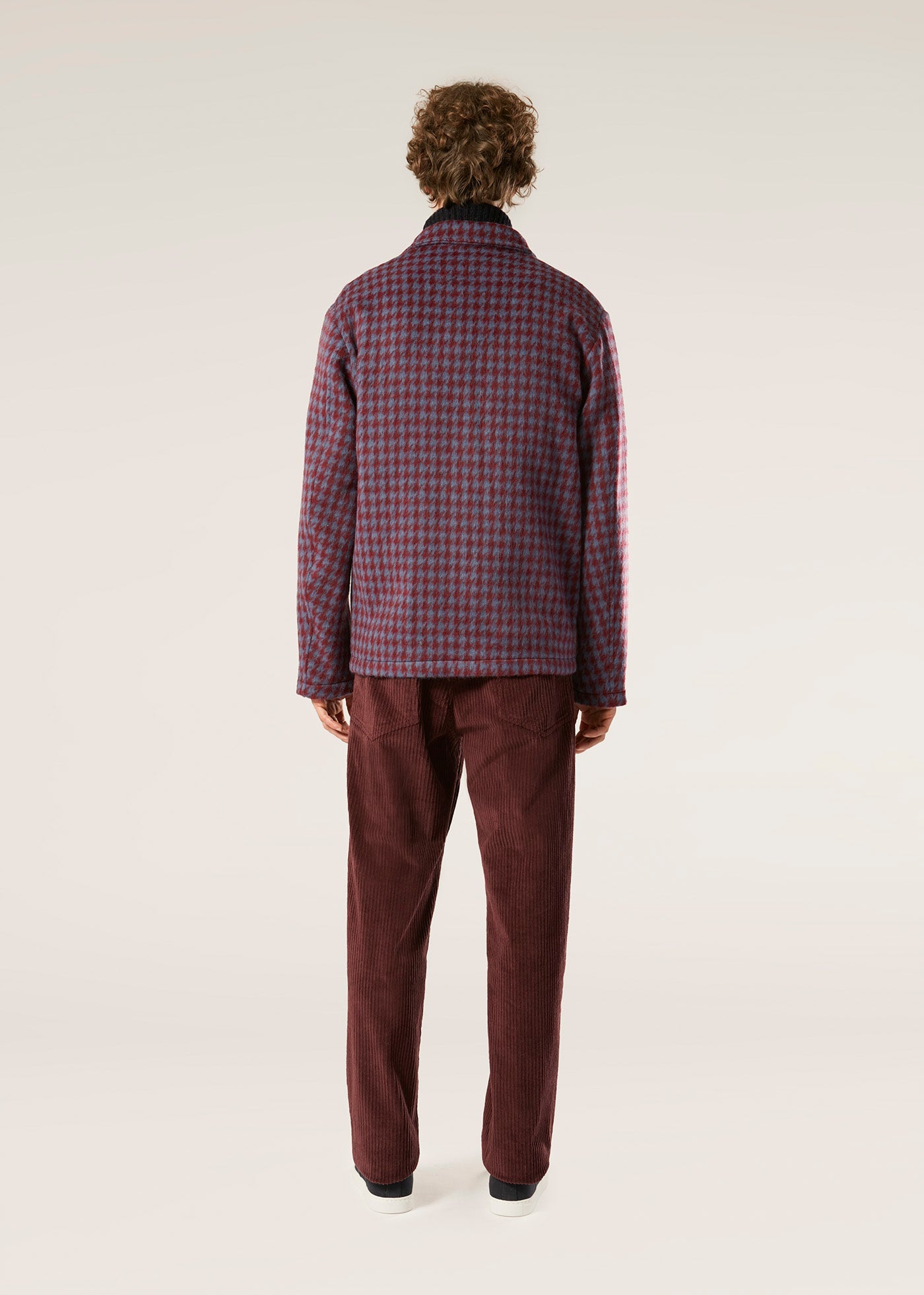 Aartemas Wide Corduroy Workwear Pants Red Trousers
