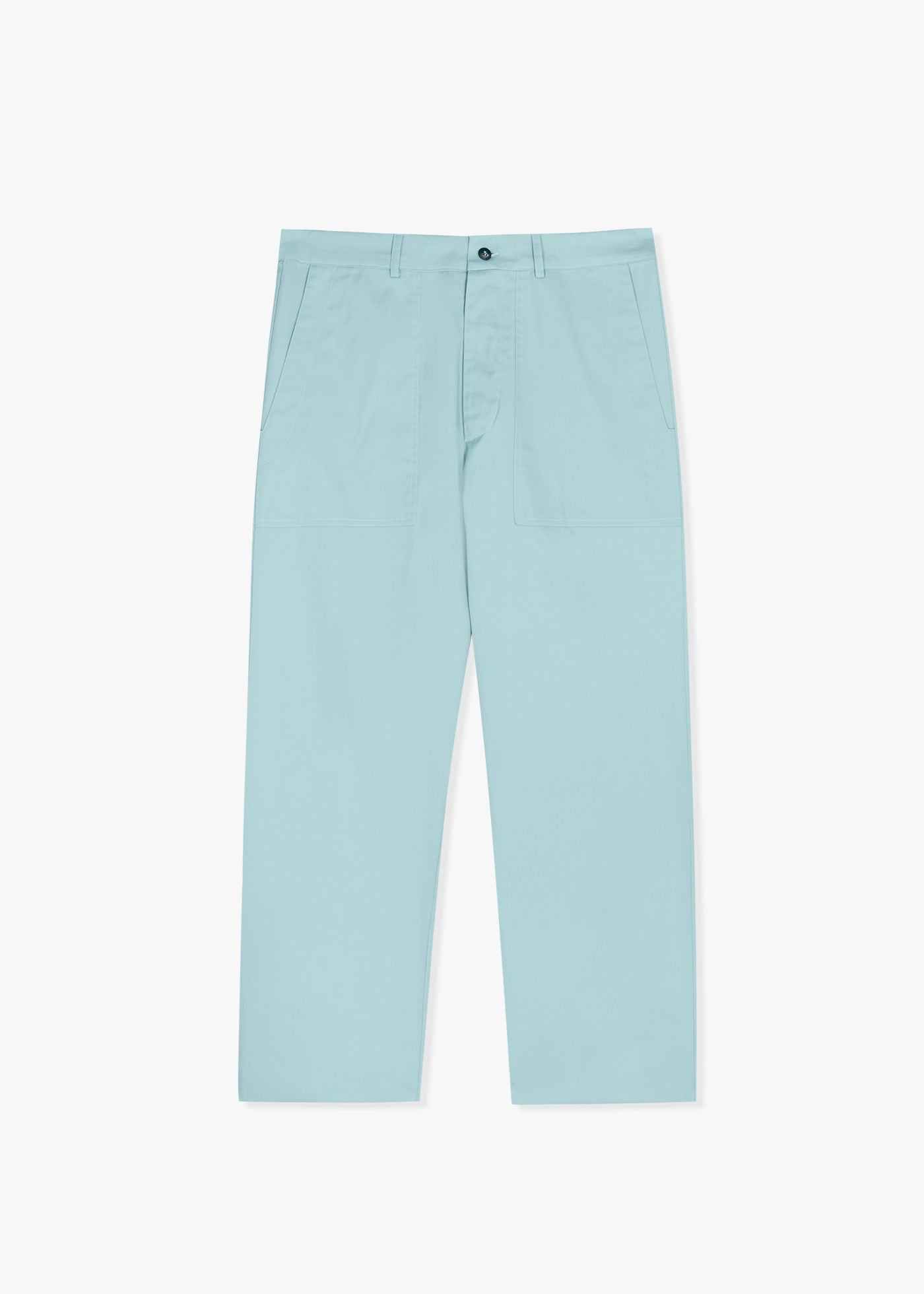 Aartemas Tapered Cotton Trousers Lightblue