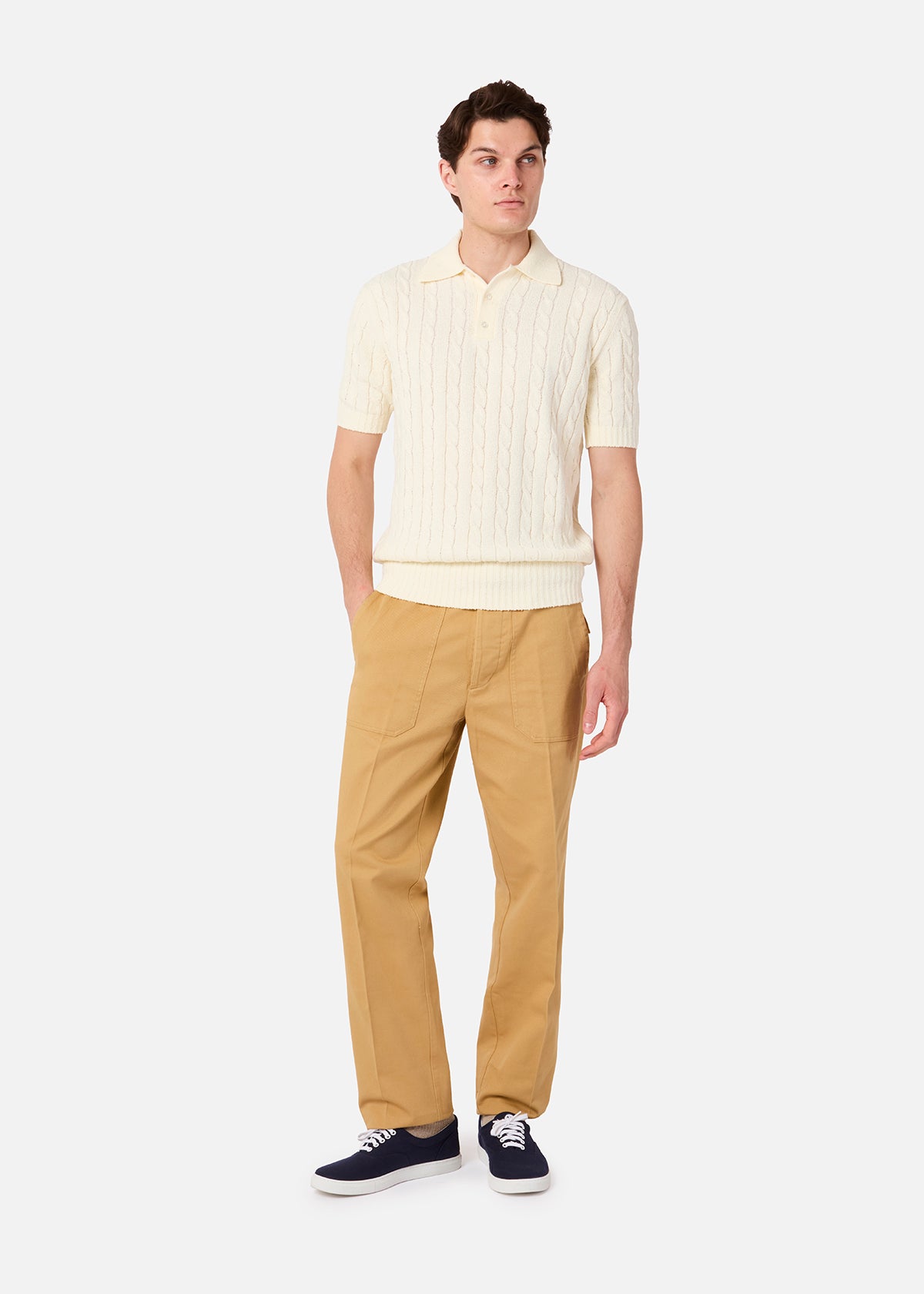 Aartemas Cotton Fatigue Trousers (copia) Beige