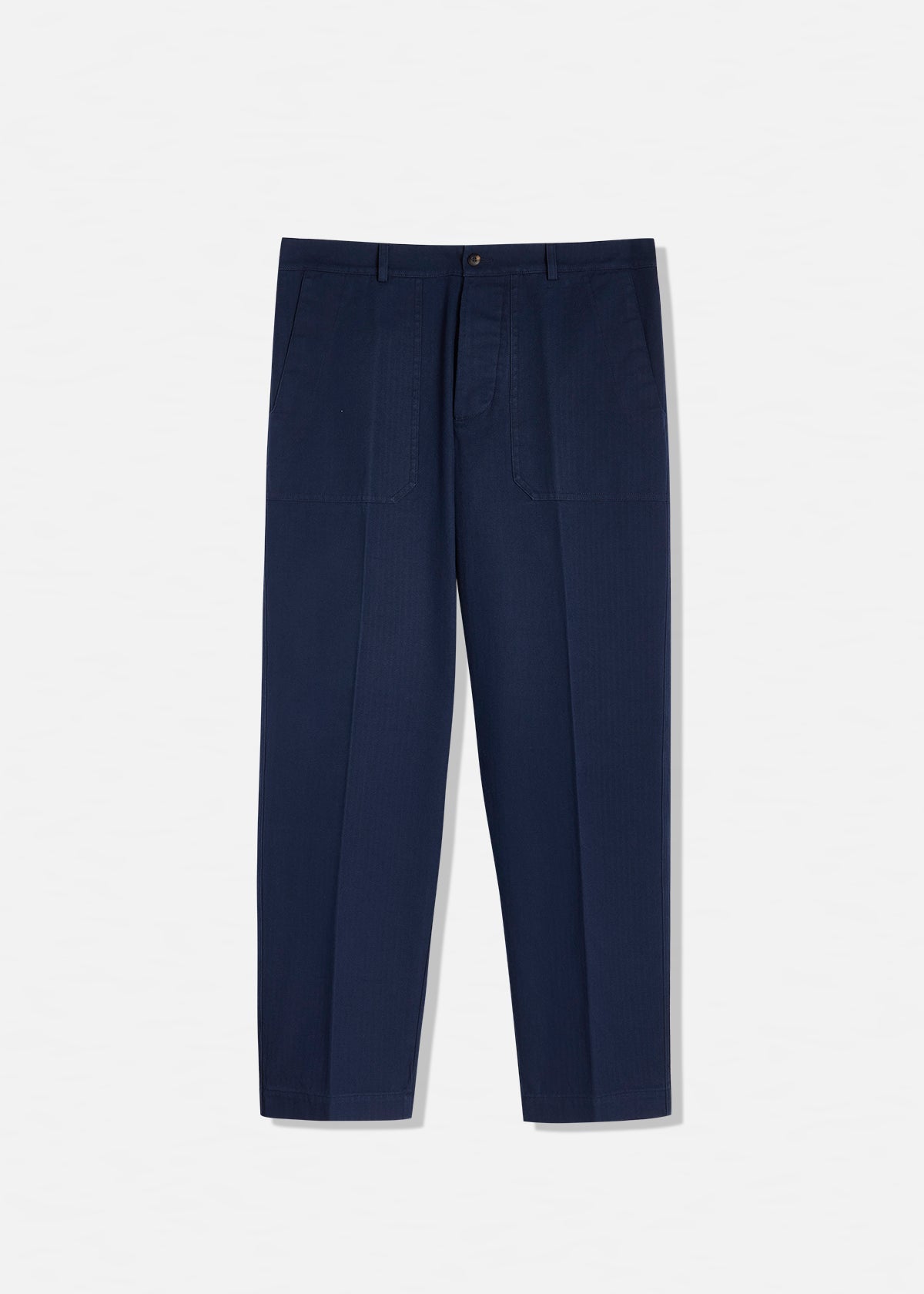 Aartemas Cotton Fatigue Trousers Blue