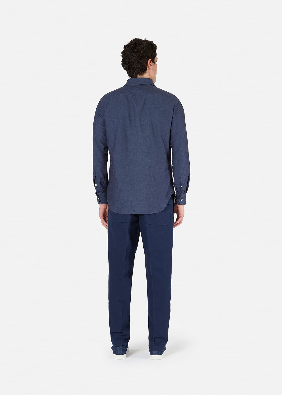 Aartemas Cotton Fatigue Trousers Blue