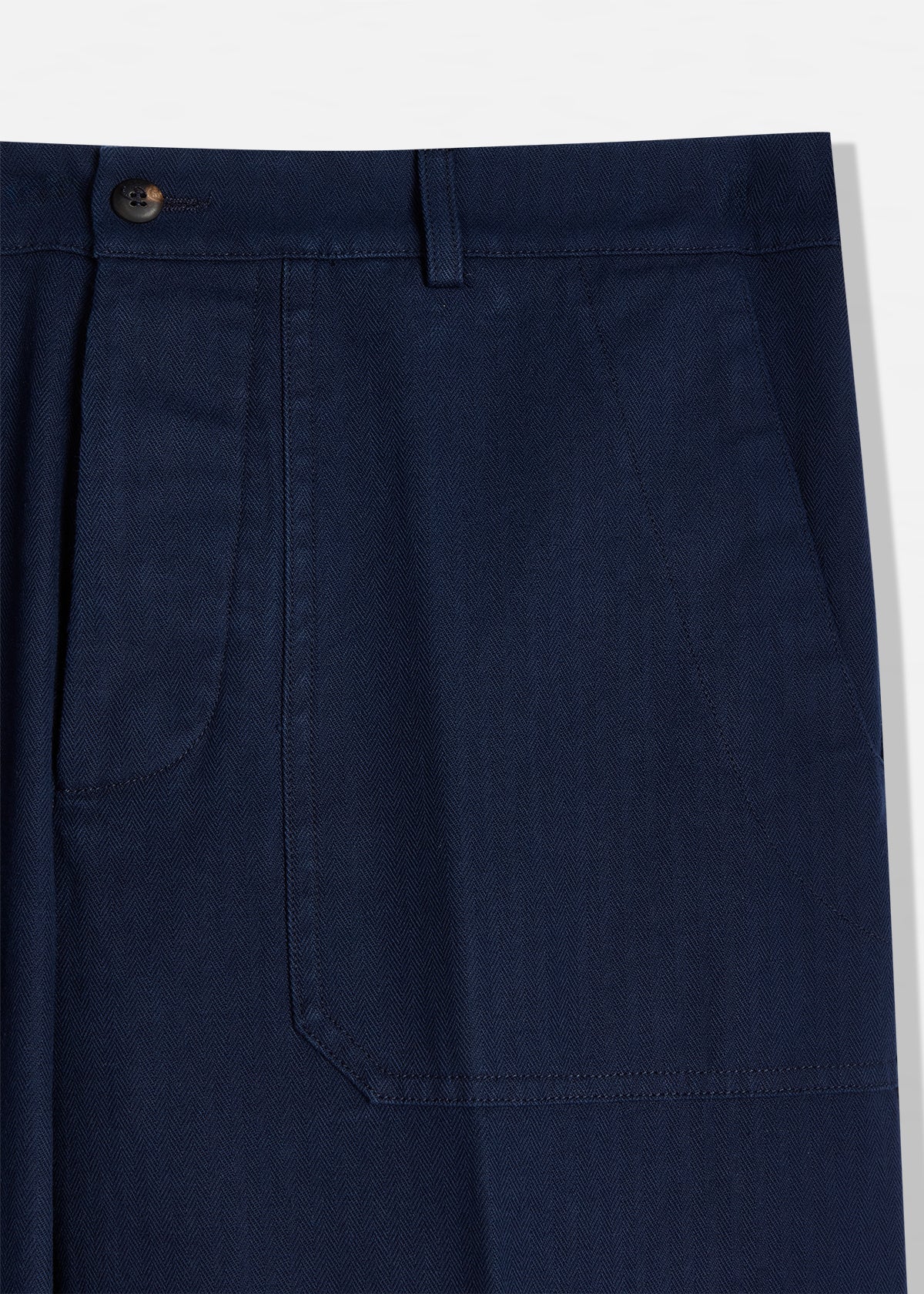 Aartemas Cotton Fatigue Trousers Blue
