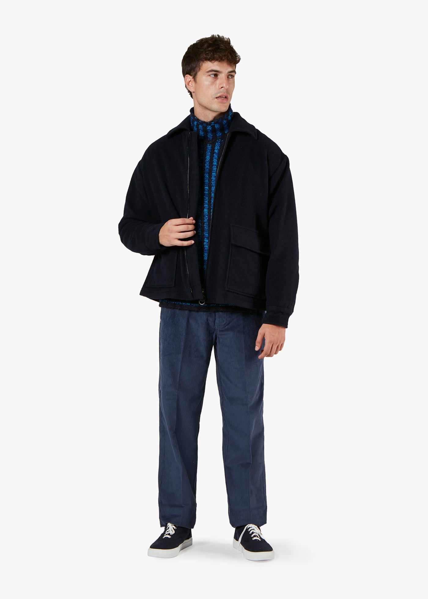 Aartemide Wool Jacket Navy Coats &