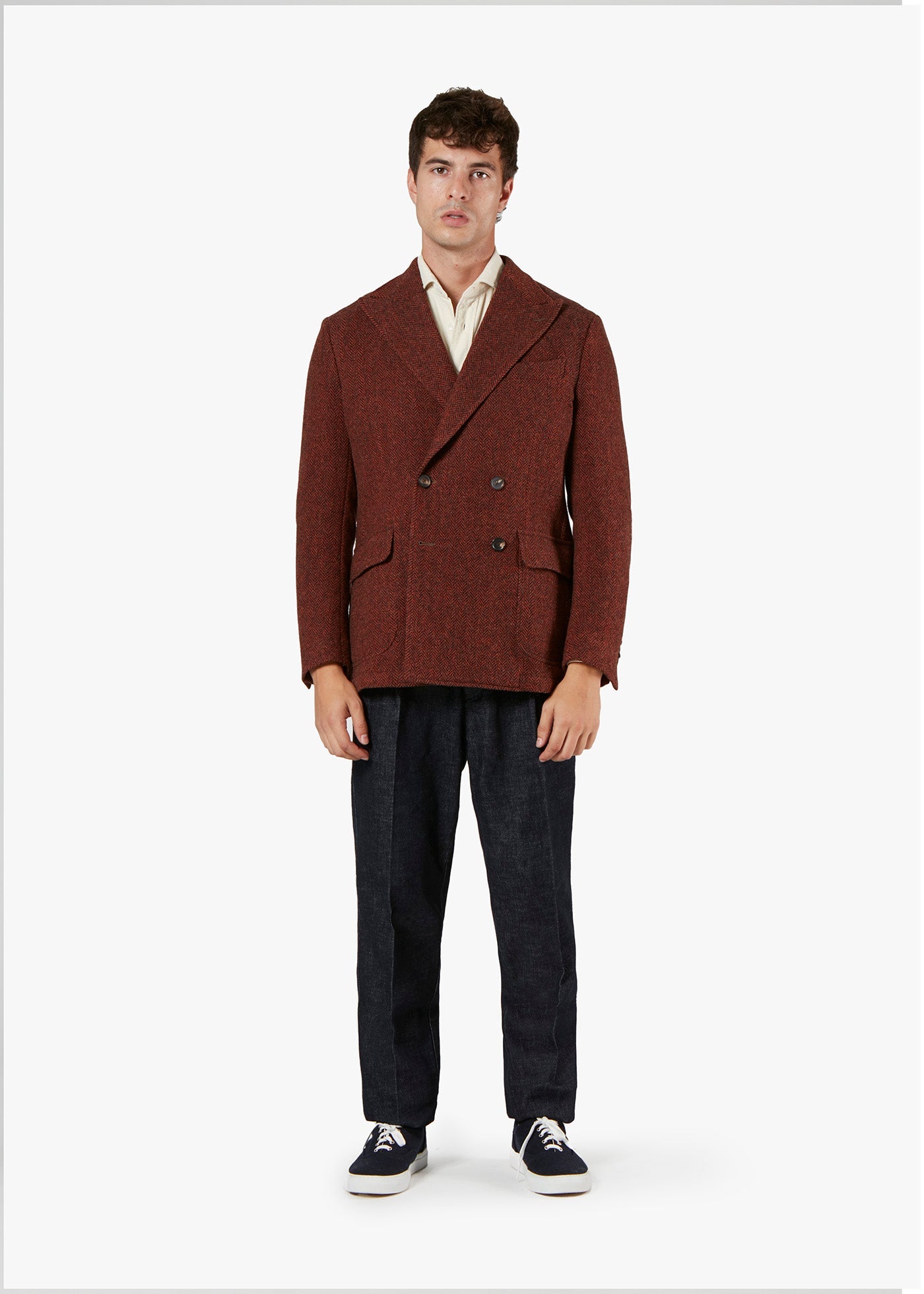 Aartemisia Double-Breasted Jacket Orange Coats &