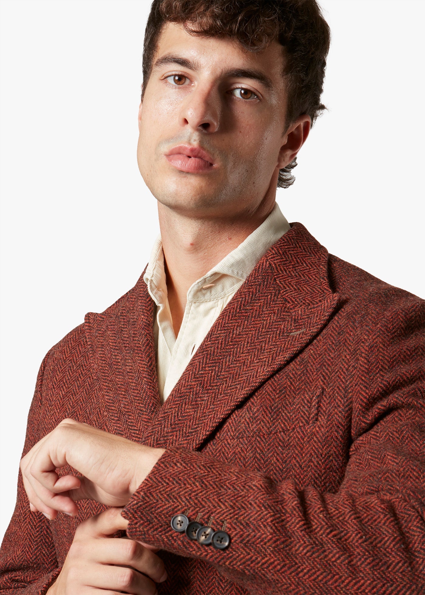 Aartemisia Double-Breasted Jacket Orange Coats &