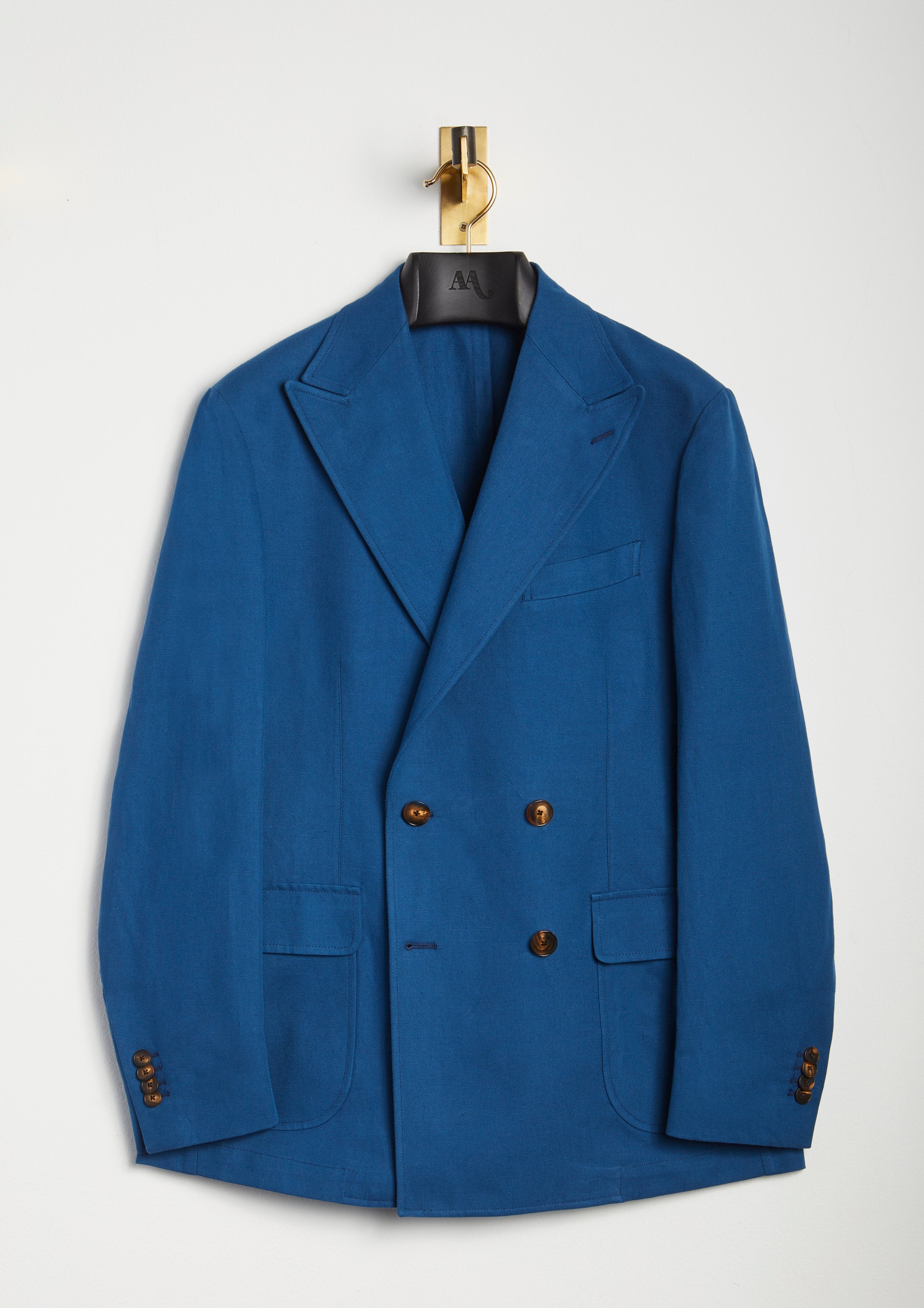Aartemisia Double Breasted Jacket Blue Coats &