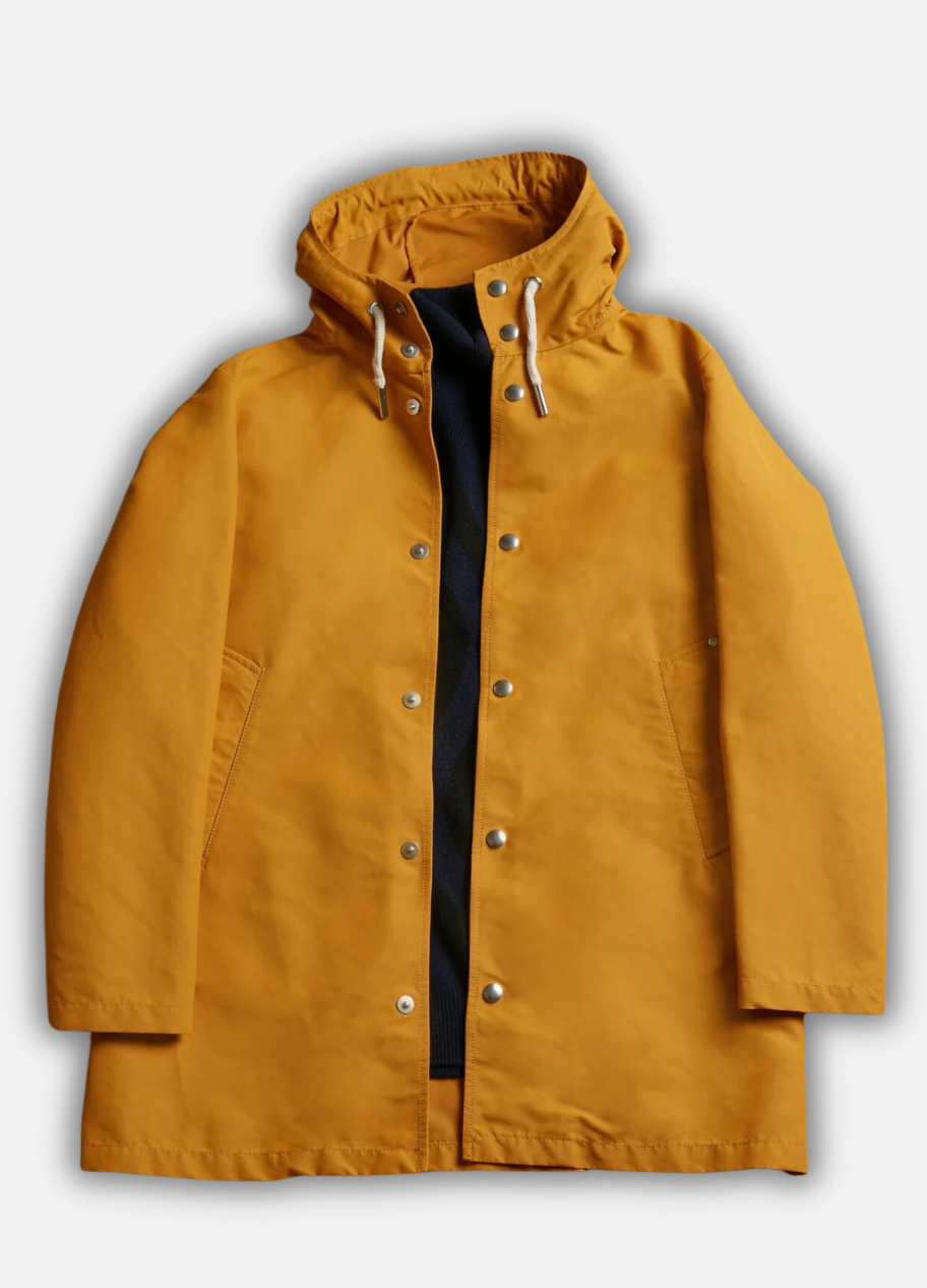 Aartu Raincoat With Hood Yellow Coats & Jackets