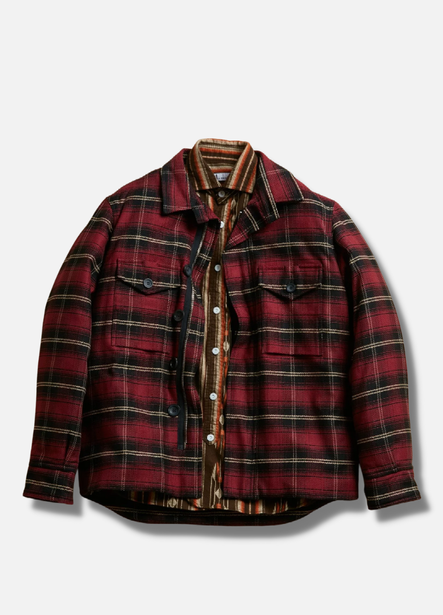 Aasau Padded Jacket With Pockets Red Coats &