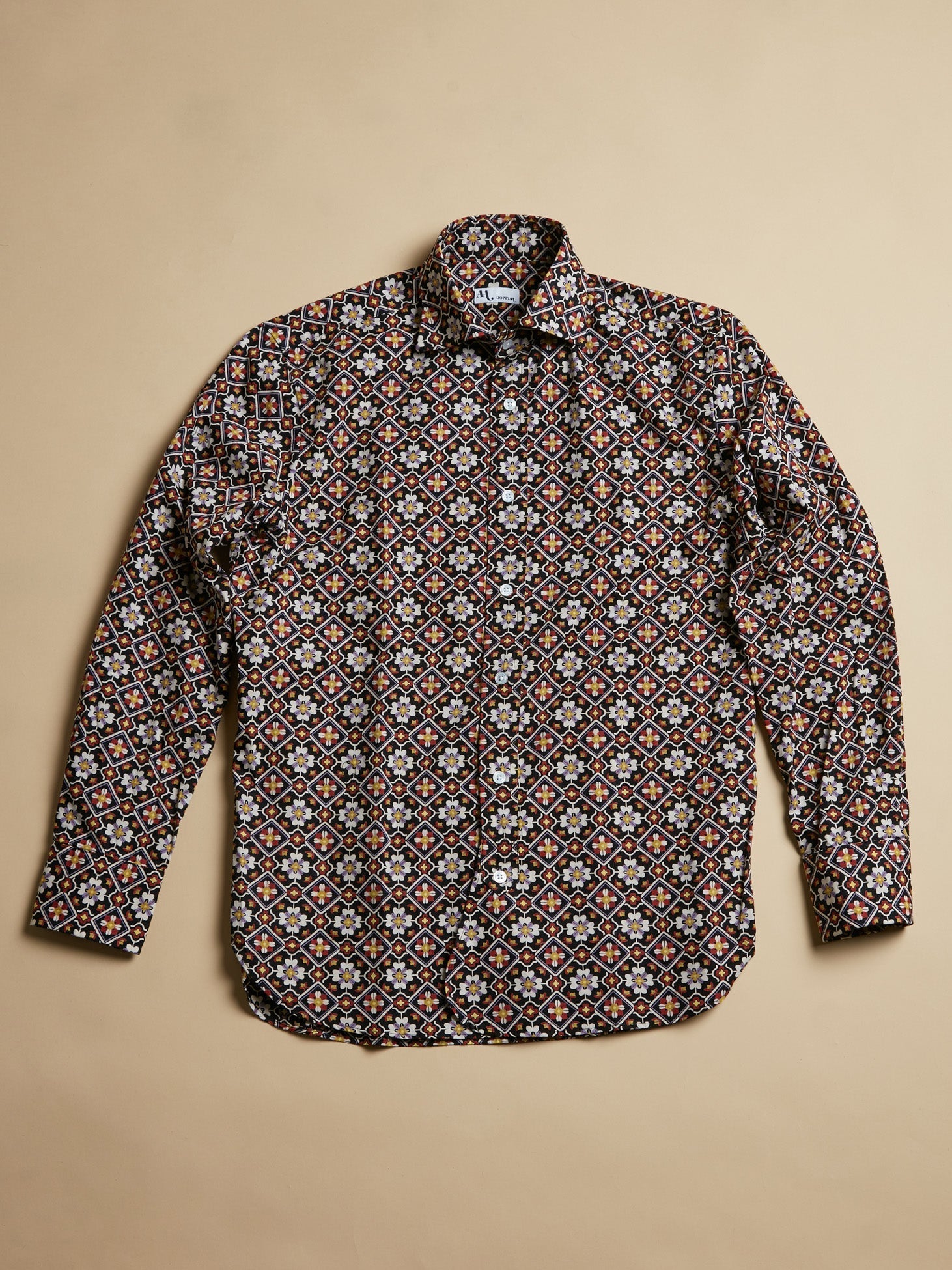 Aasolo Floral Pattern Shirt Black