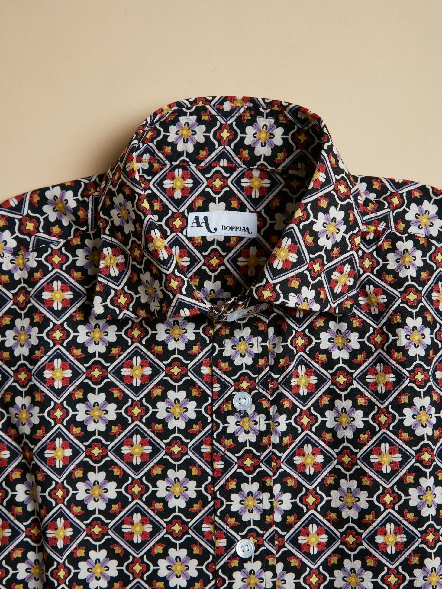 Aasolo Floral Pattern Shirt Black