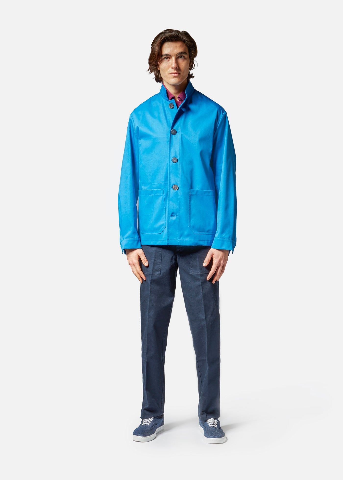 Aasti-C Work Jacket Blue Coats &