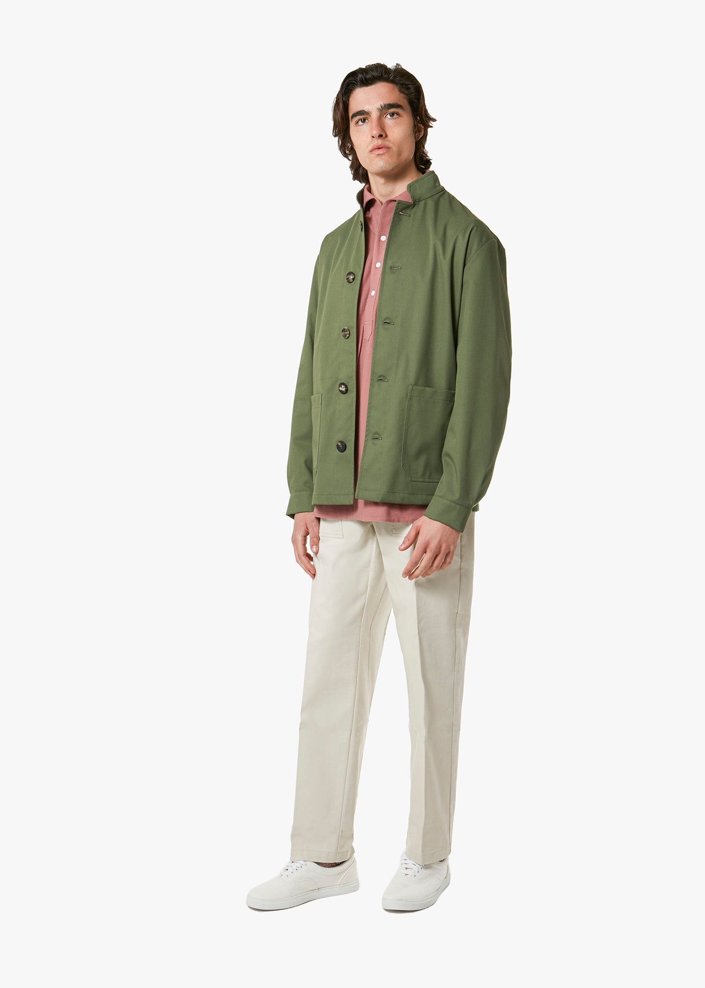 Aasti-C Work Jacket Dark Green Coats &