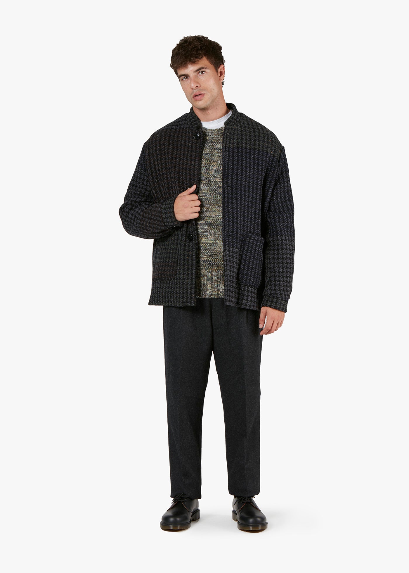 Aasti Wool Jacket Darkgrey Coats &