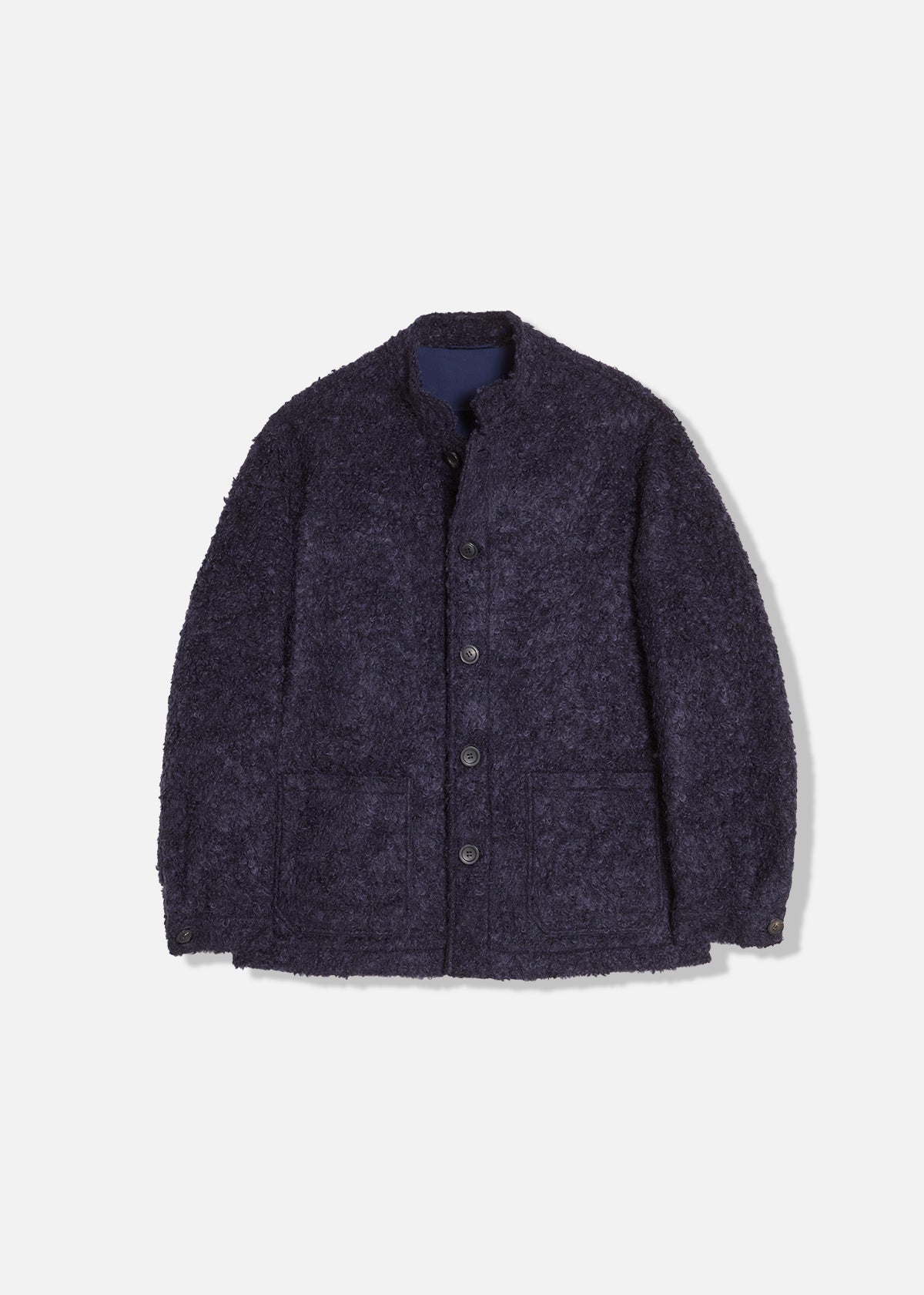 Aasti-C Casentino Wool Jacket Navy Coats &