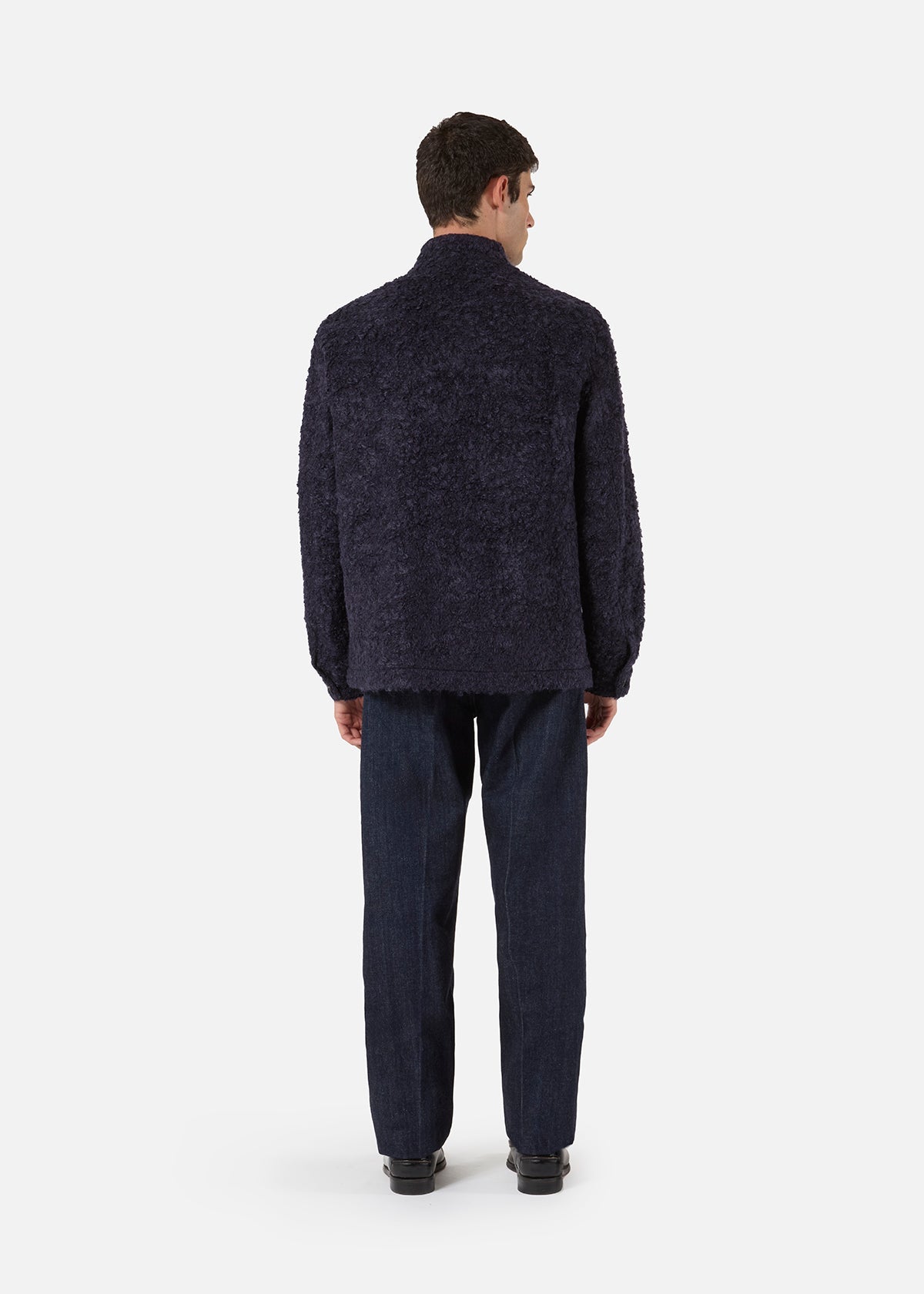 Aasti-C Casentino Wool Jacket Navy Coats &