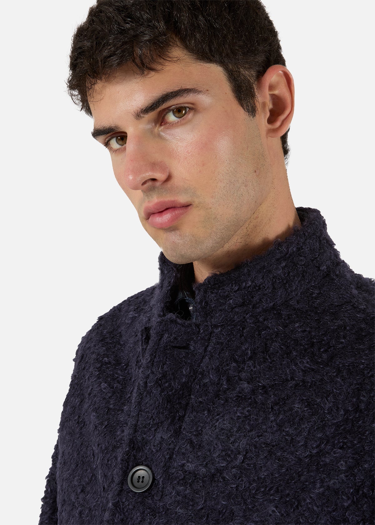 Aasti-C Casentino Wool Jacket Navy Coats &
