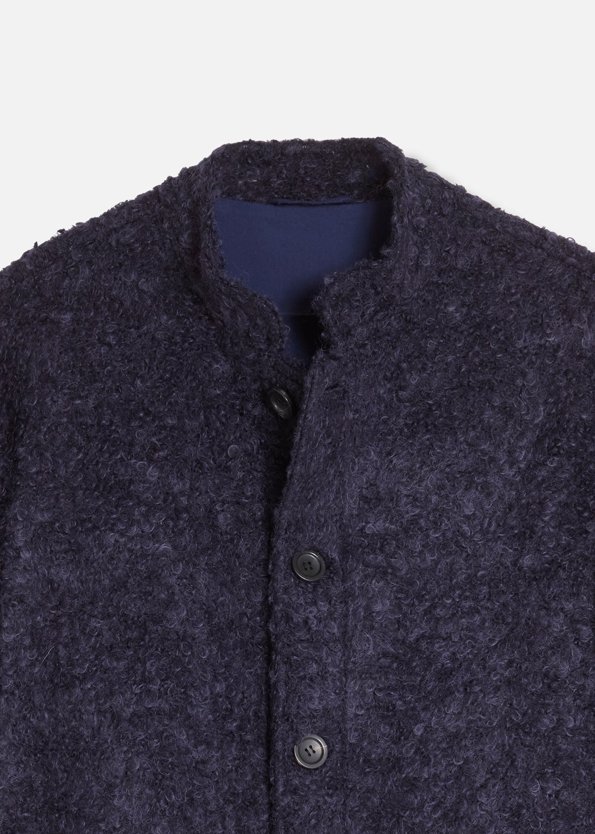 Aasti-C Casentino Wool Jacket Navy Coats &