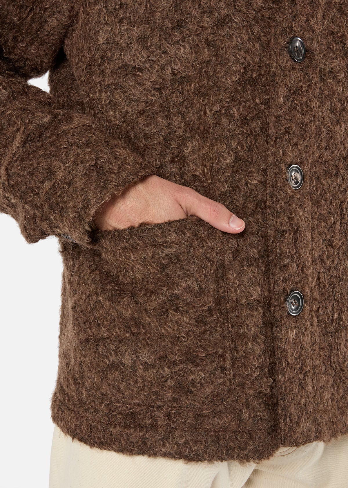 Aasti-C Casentino Wool Jacket Brown Coats &