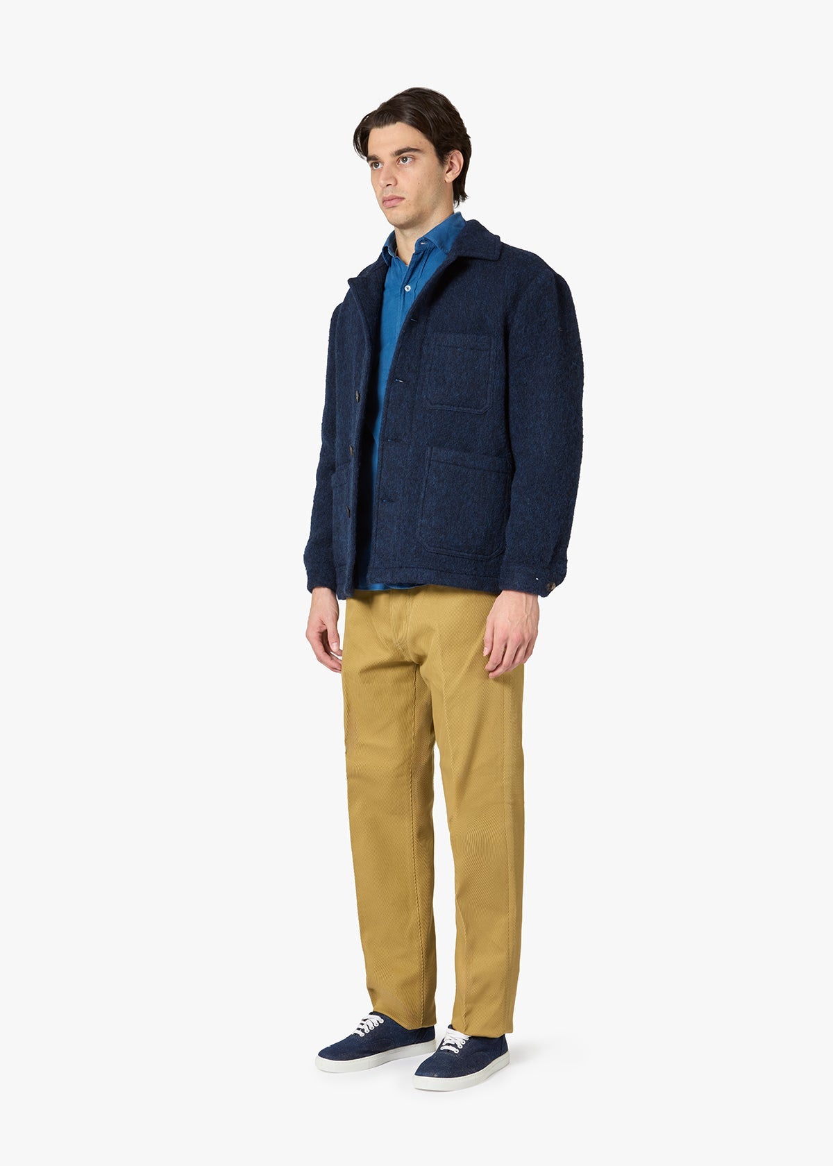 Aasti Virgin Wool Jacket Navy Coats &