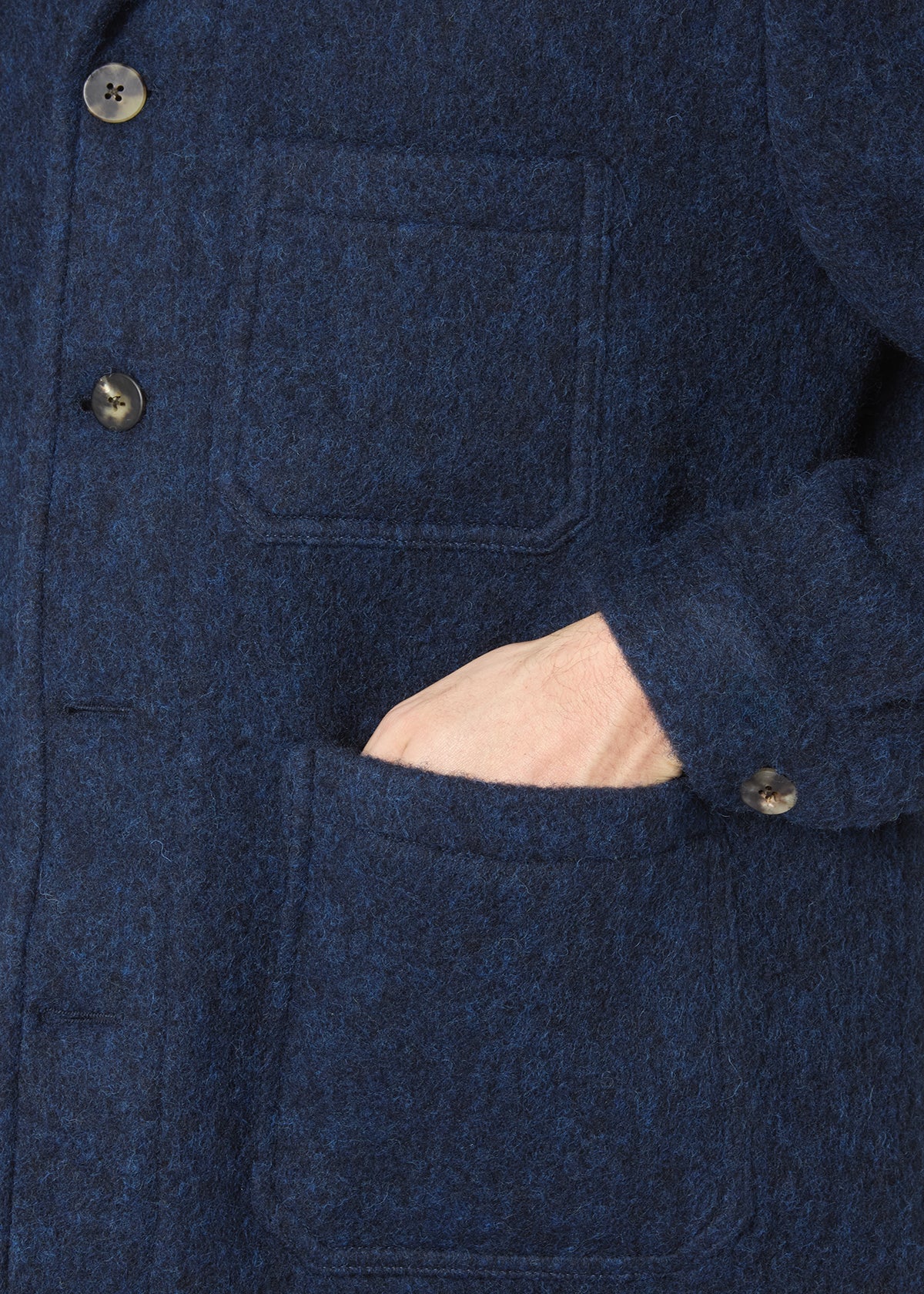 Aasti Virgin Wool Jacket Navy Coats &