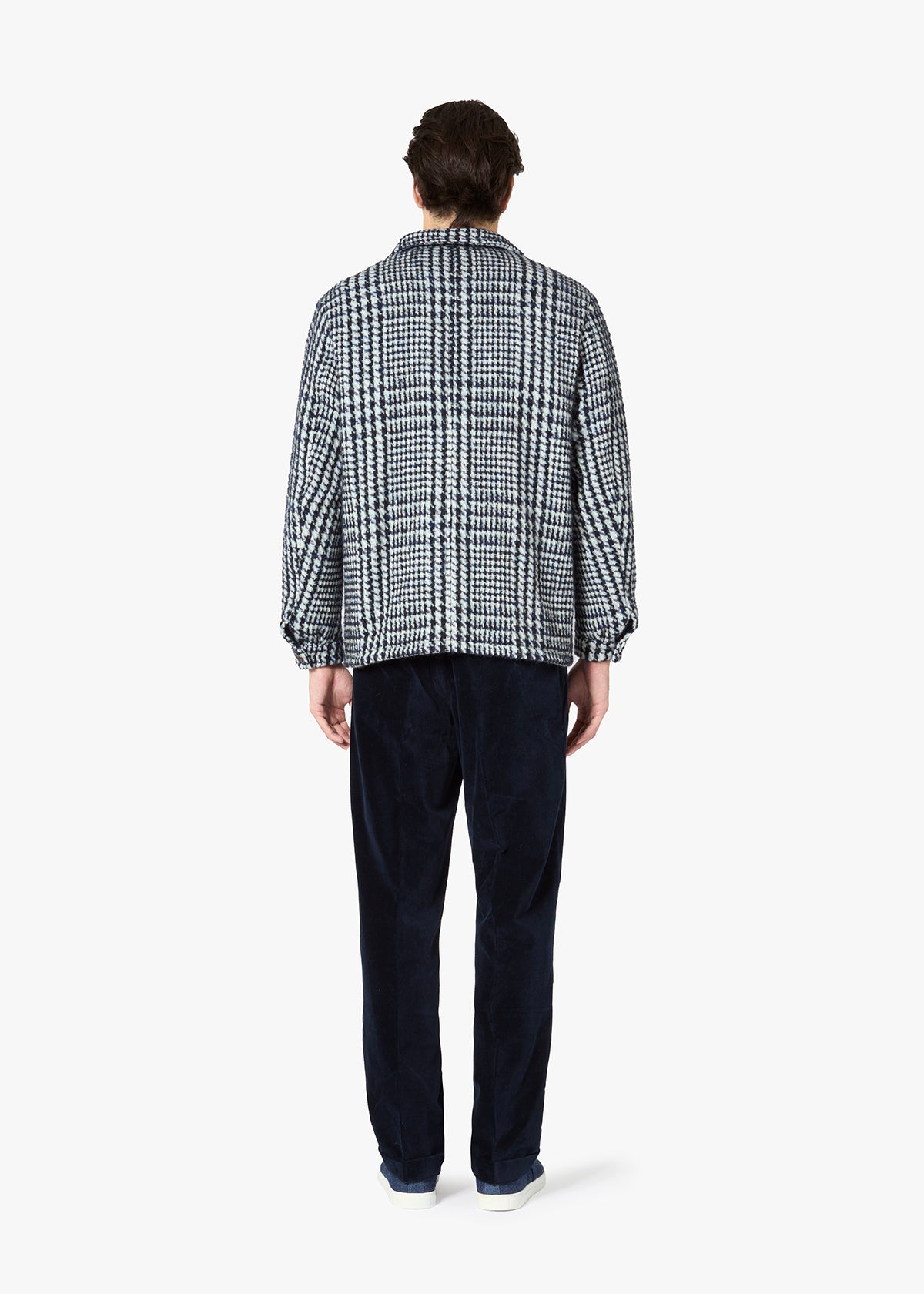 Aasti Jacquard Wool Jacket Blue Coats &