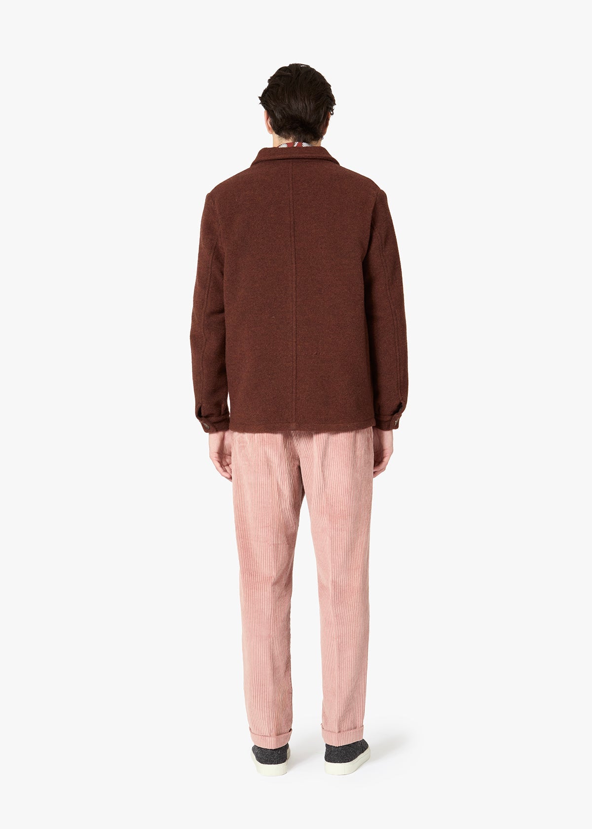 Aasti Wool Work Jacket Brown Coats &