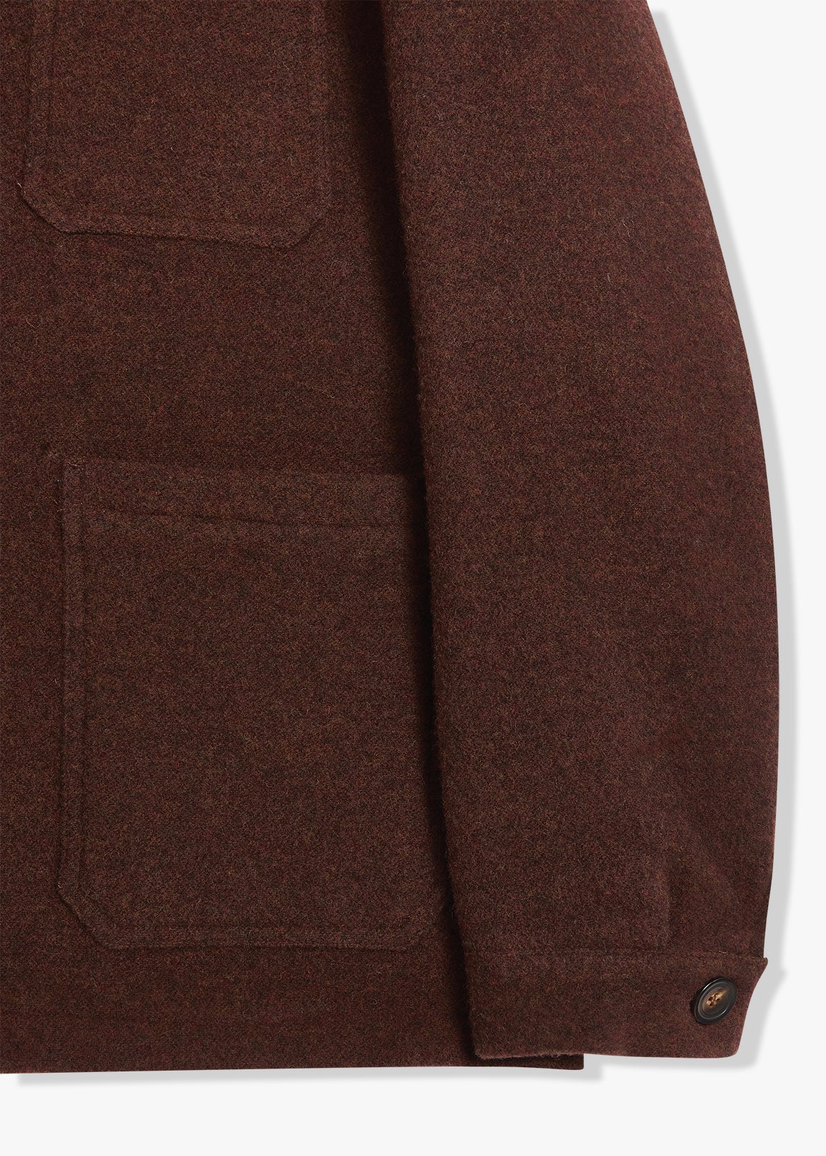 Aasti Wool Work Jacket Brown Coats &