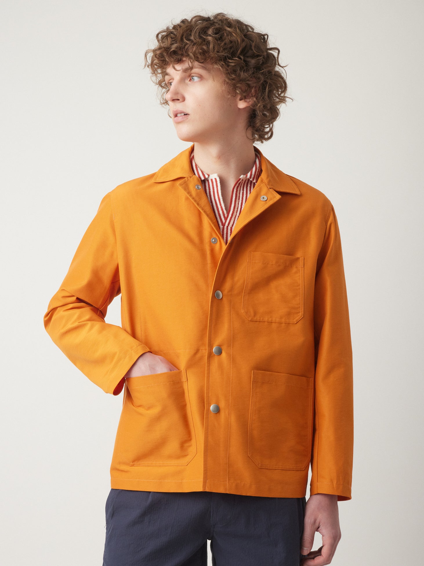 Aasti Waterproof Work Jacket Orange Coats &