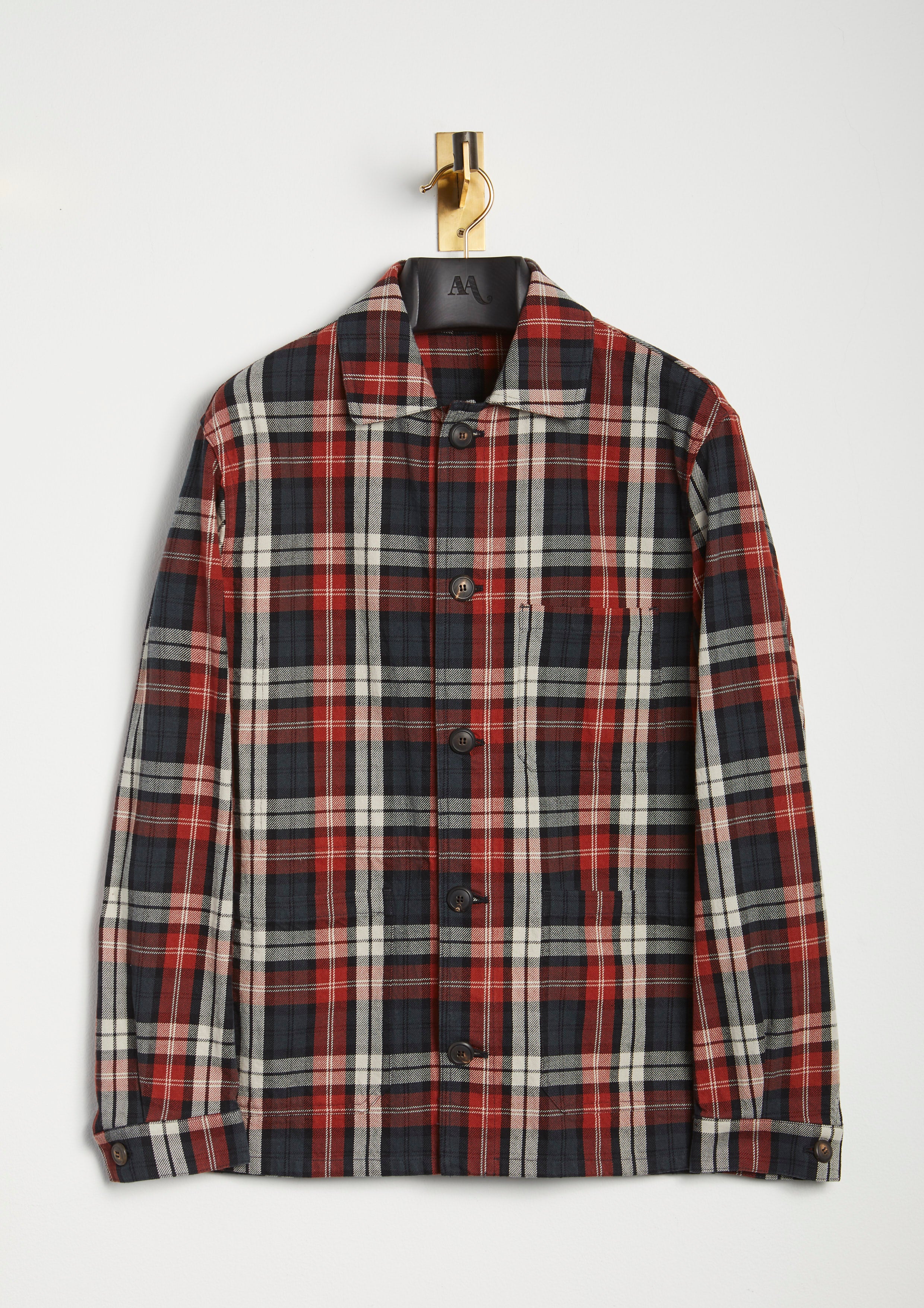Aasti Cotton Work Jacket Red Coats &
