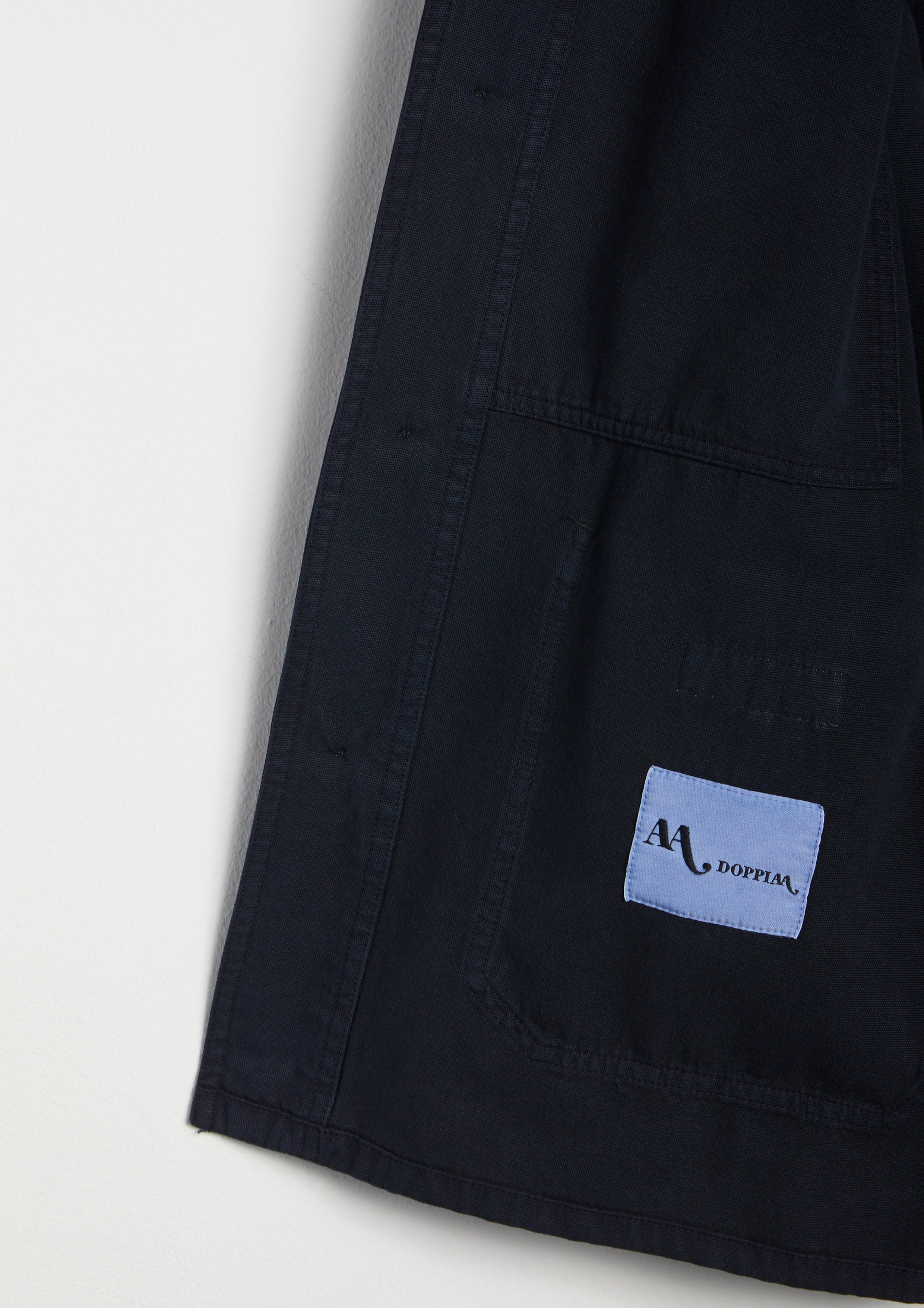 Aasti Panama Cotton Canvas Work Jacket Navy Coats &