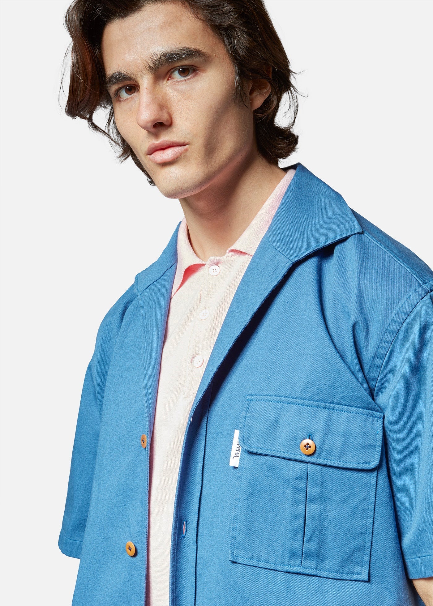 Aasuncion Bowling Shirt Blue