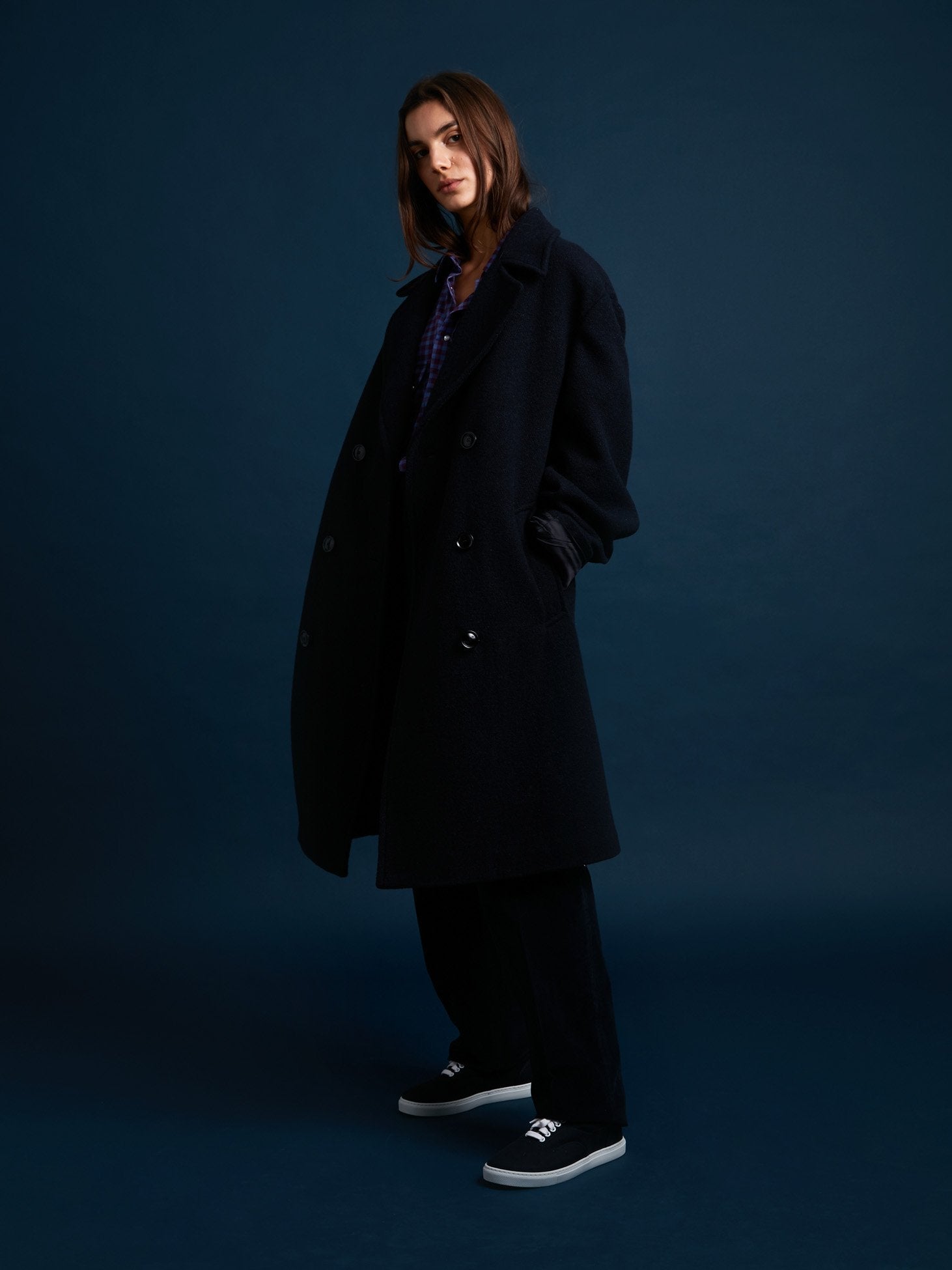 Aathene-H1201 Aathene-navy-20 Coats & Jackets