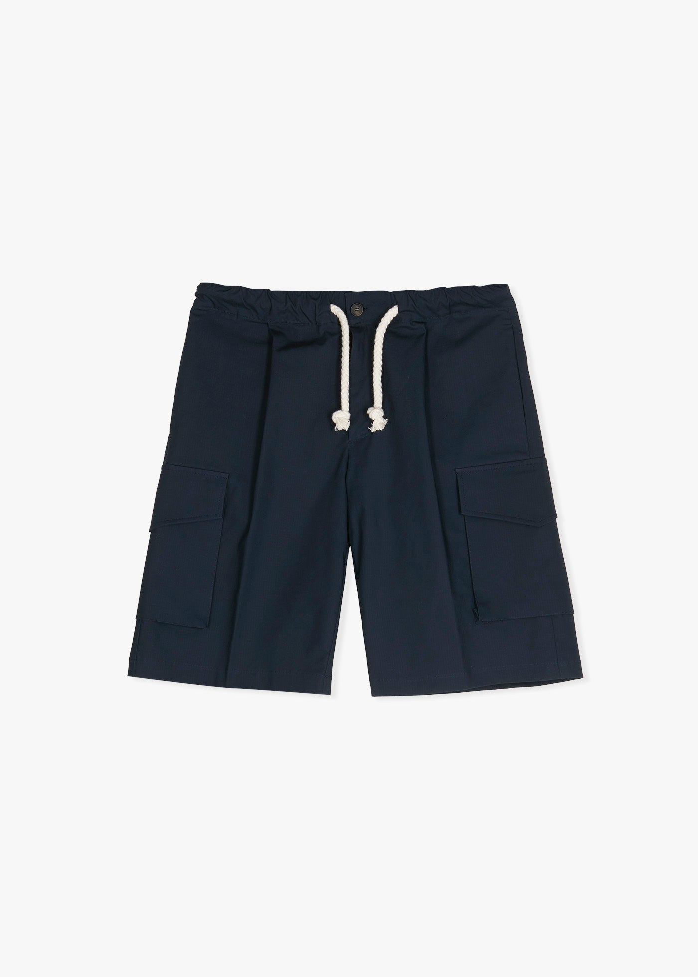 Aatrio Drawstring Shorts Navy Trousers