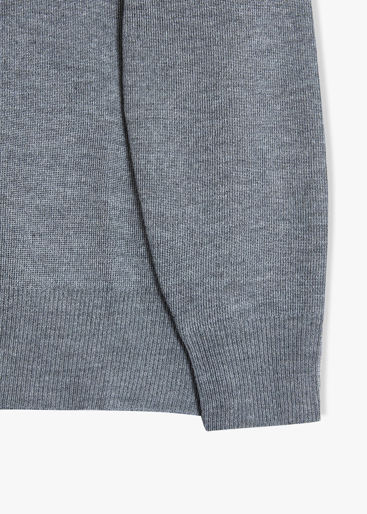 Aaurelio Wool-Blend Hoodie Grey Knitwear