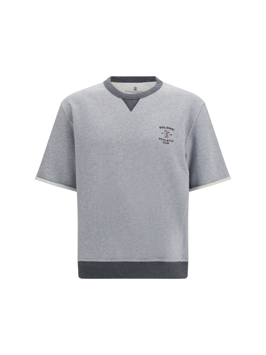 Brunello Cucinelli 100% Cotton t-shirt in gray