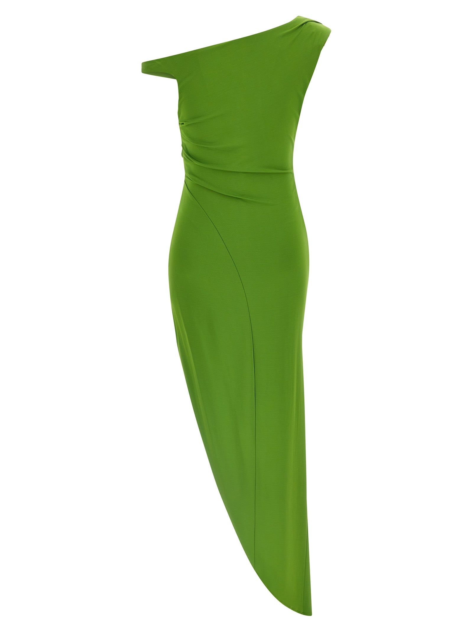 Jewel shoulder dress Green Viscose