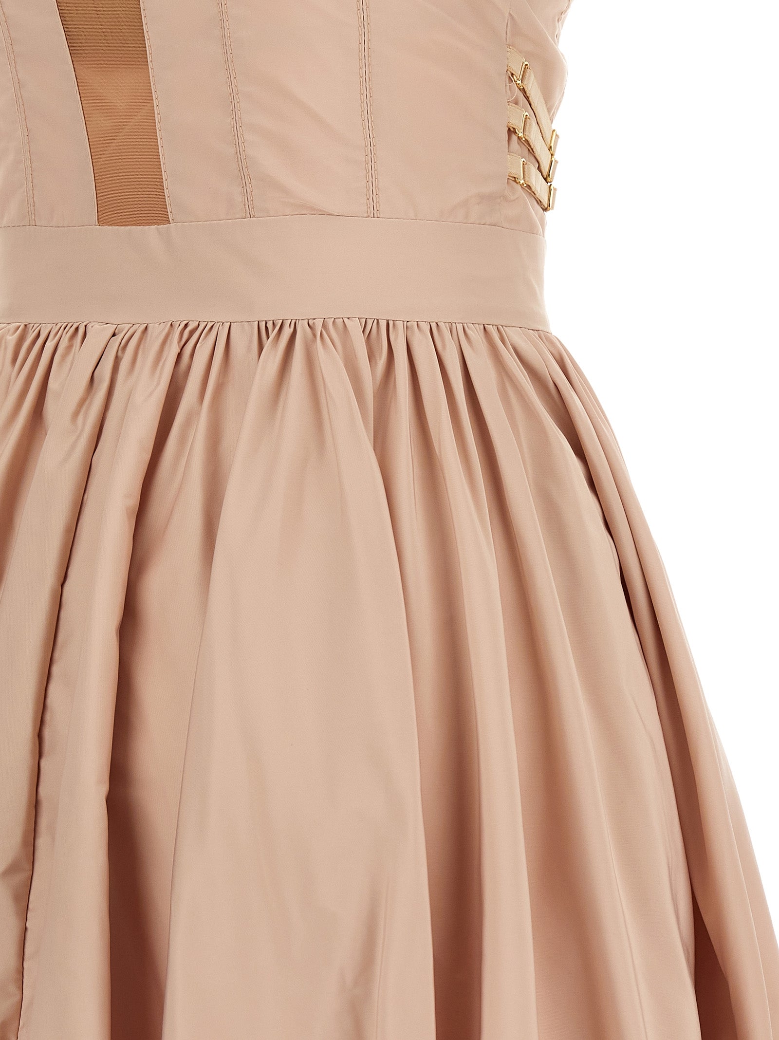 Corset Dress Pink Polyester