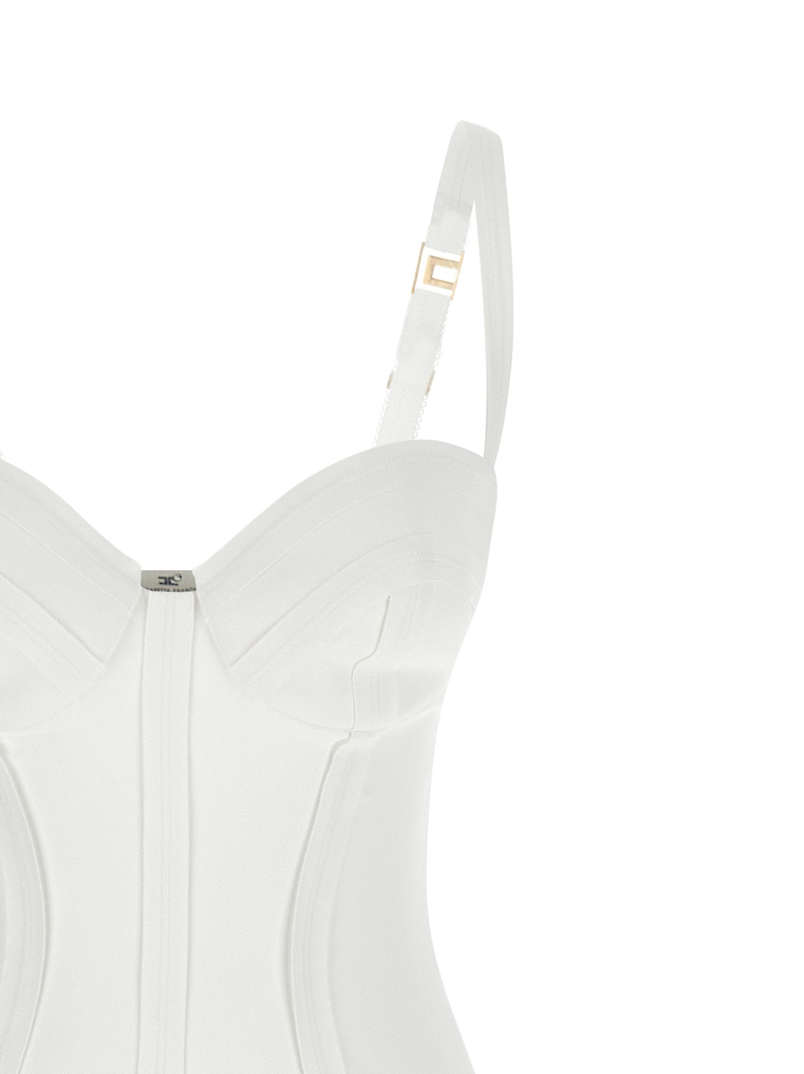 Corset dress White Polyester