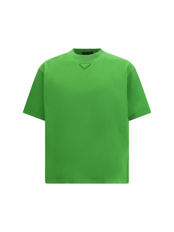 Prada 100% Cotton t-shirt in green