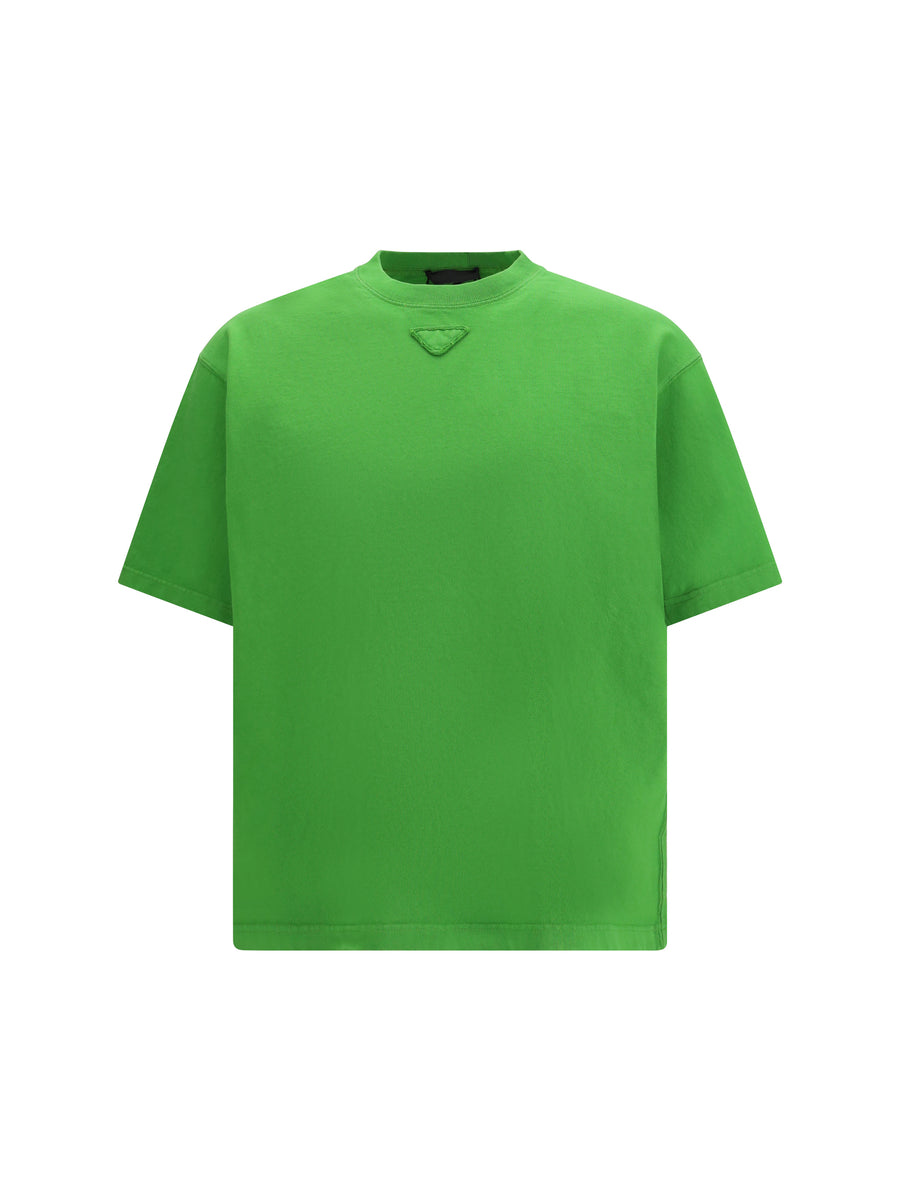 Prada 100% Cotton t-shirt in green