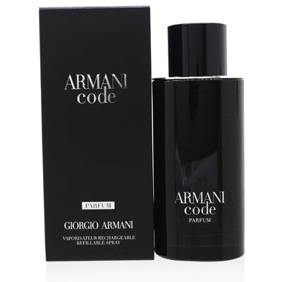 Giorgio Armani Code For Men Parfum Spray Refillable 4.2 Oz One Color Perfumes